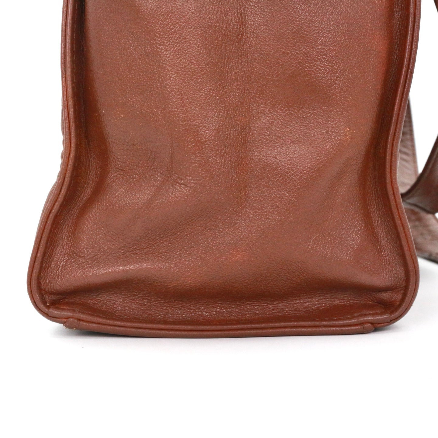 CHANEL Brown Lambskin Shoulder Tote Bag [Used]