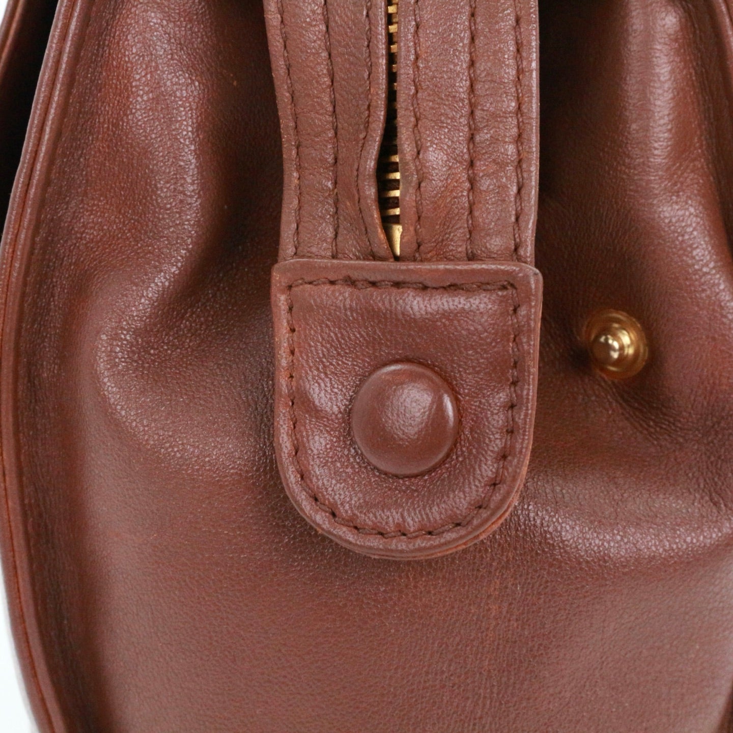 CHANEL Brown Lambskin Shoulder Tote Bag [Used]