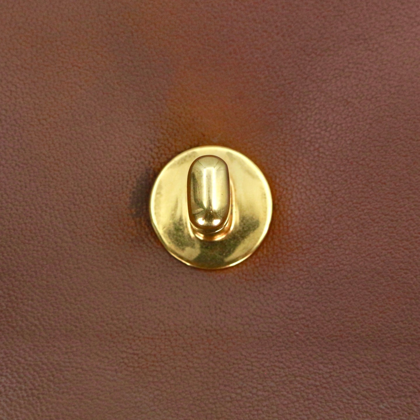 CHANEL Brown Lambskin Shoulder Tote Bag [Used]