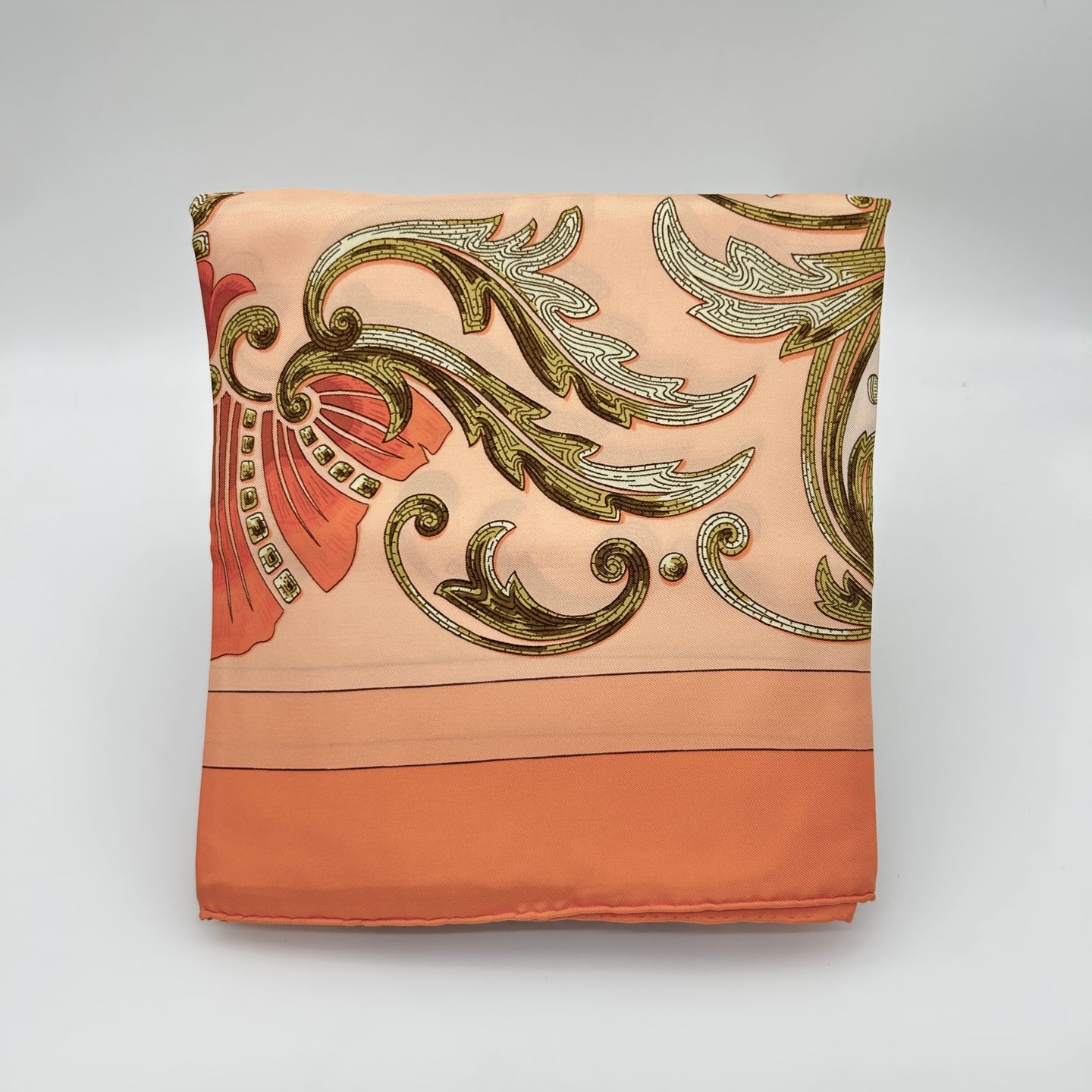HERMÈS Cheval Turc 90 Silk Scarf [Used]