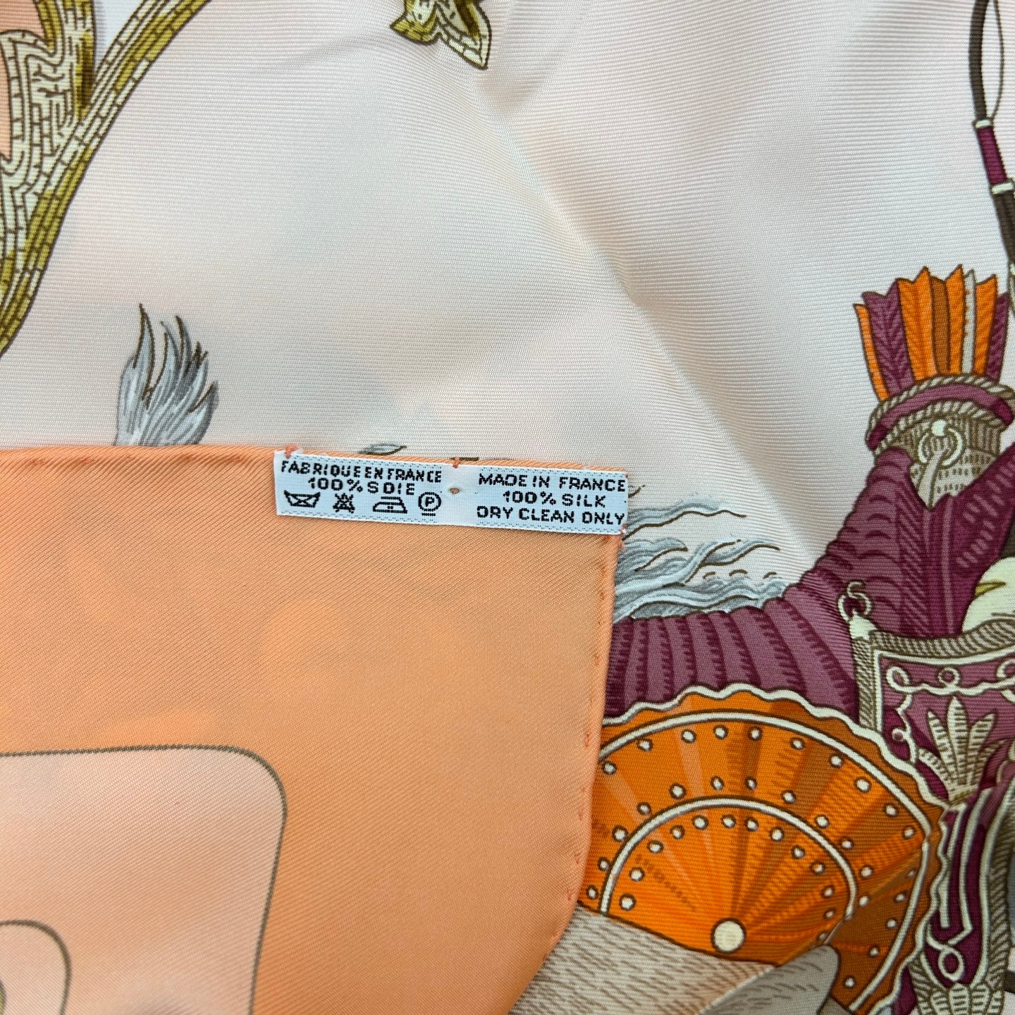 HERMÈS Cheval Turc 90 Silk Scarf [Used]