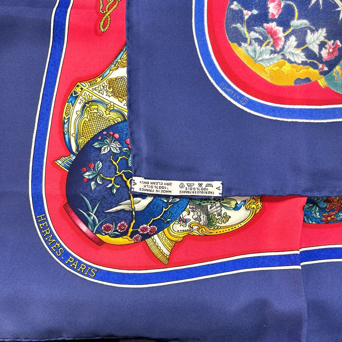 HERMÈS Qu'importe le Flacon 90 Silk Scarf [Used]