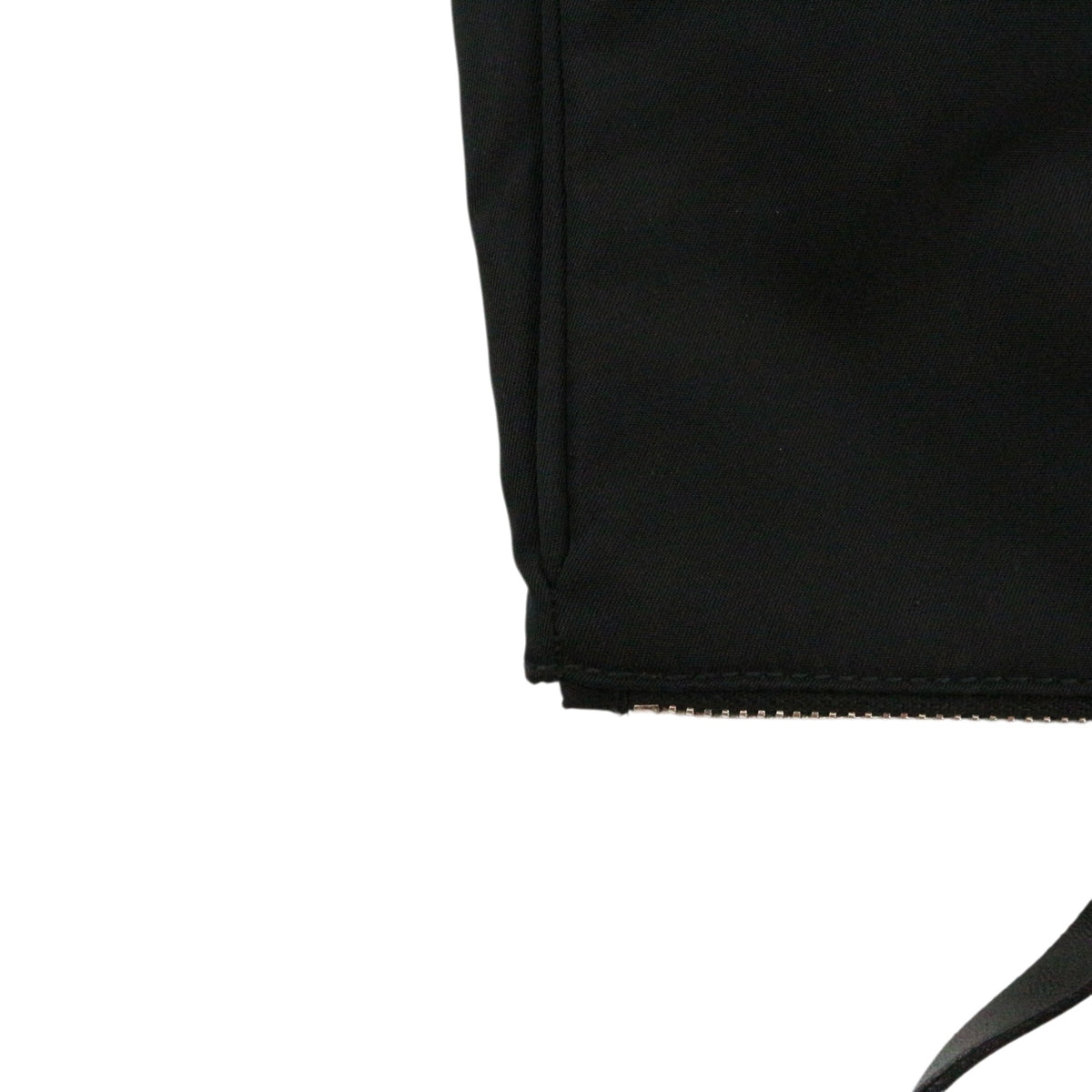 PRADA Black Nylon & Leather Tote Bag [Used]