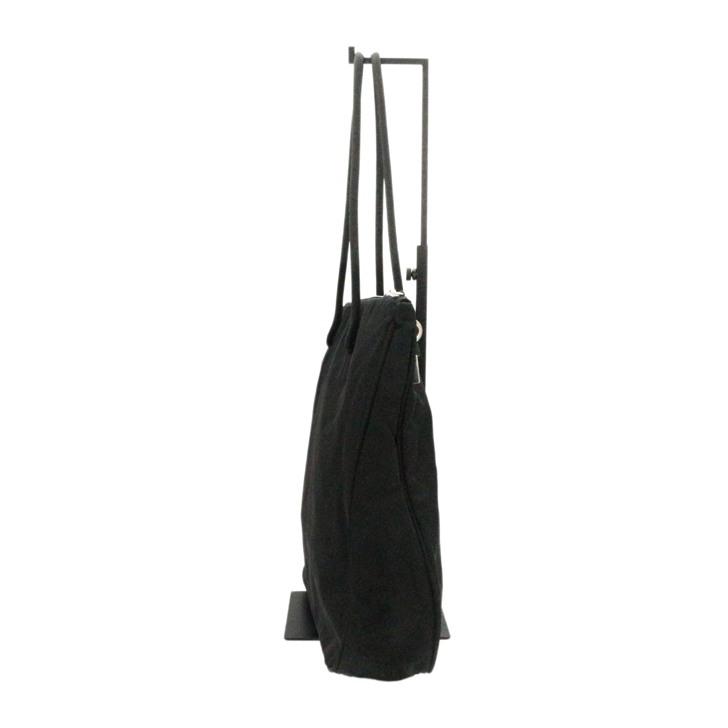 PRADA Black Nylon & Leather Tote Bag [Used]