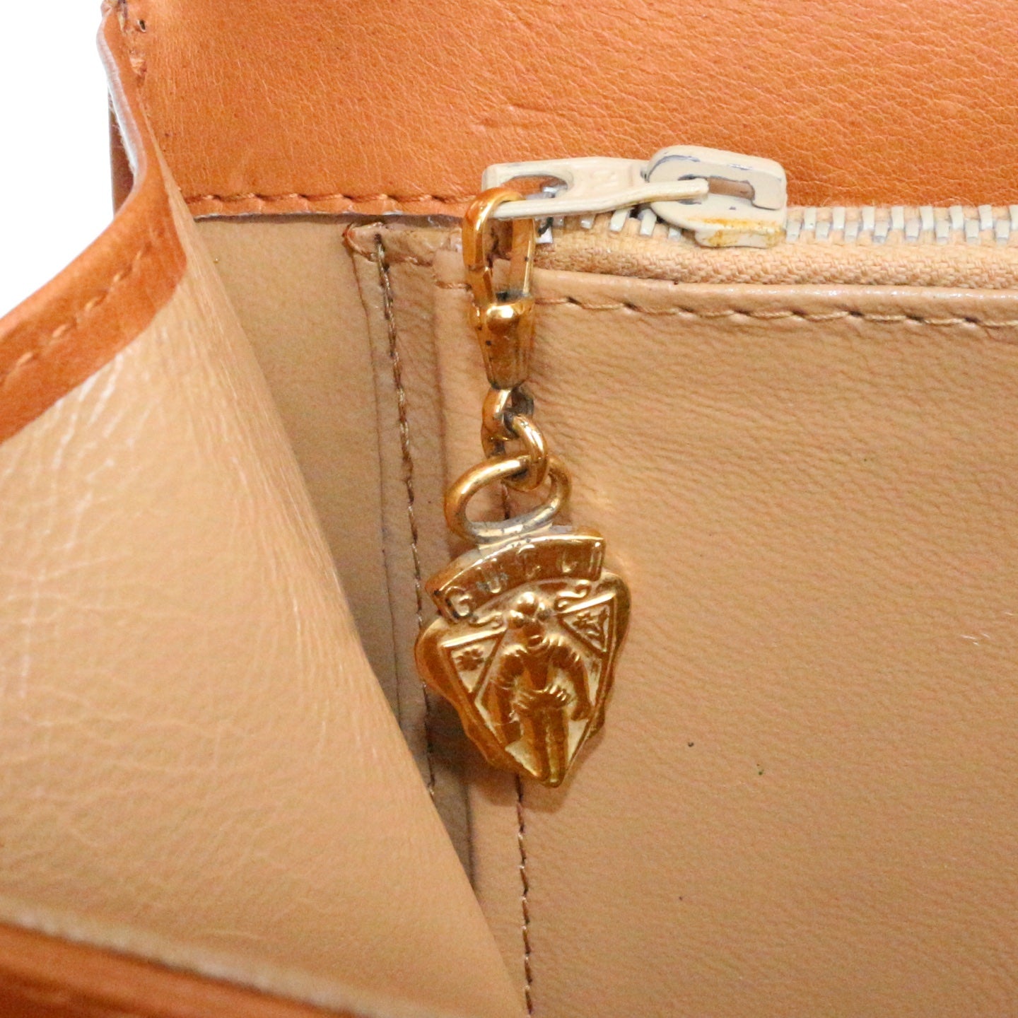 GUCCI Rare Vintage Brown Canvas & Leather Top Handle Bag [Used]