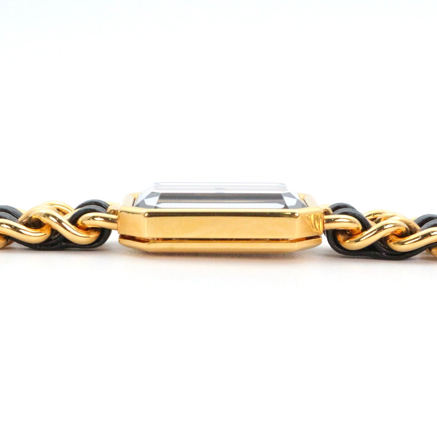 Chanel Première Black and Gold M Size Watch [Used]
