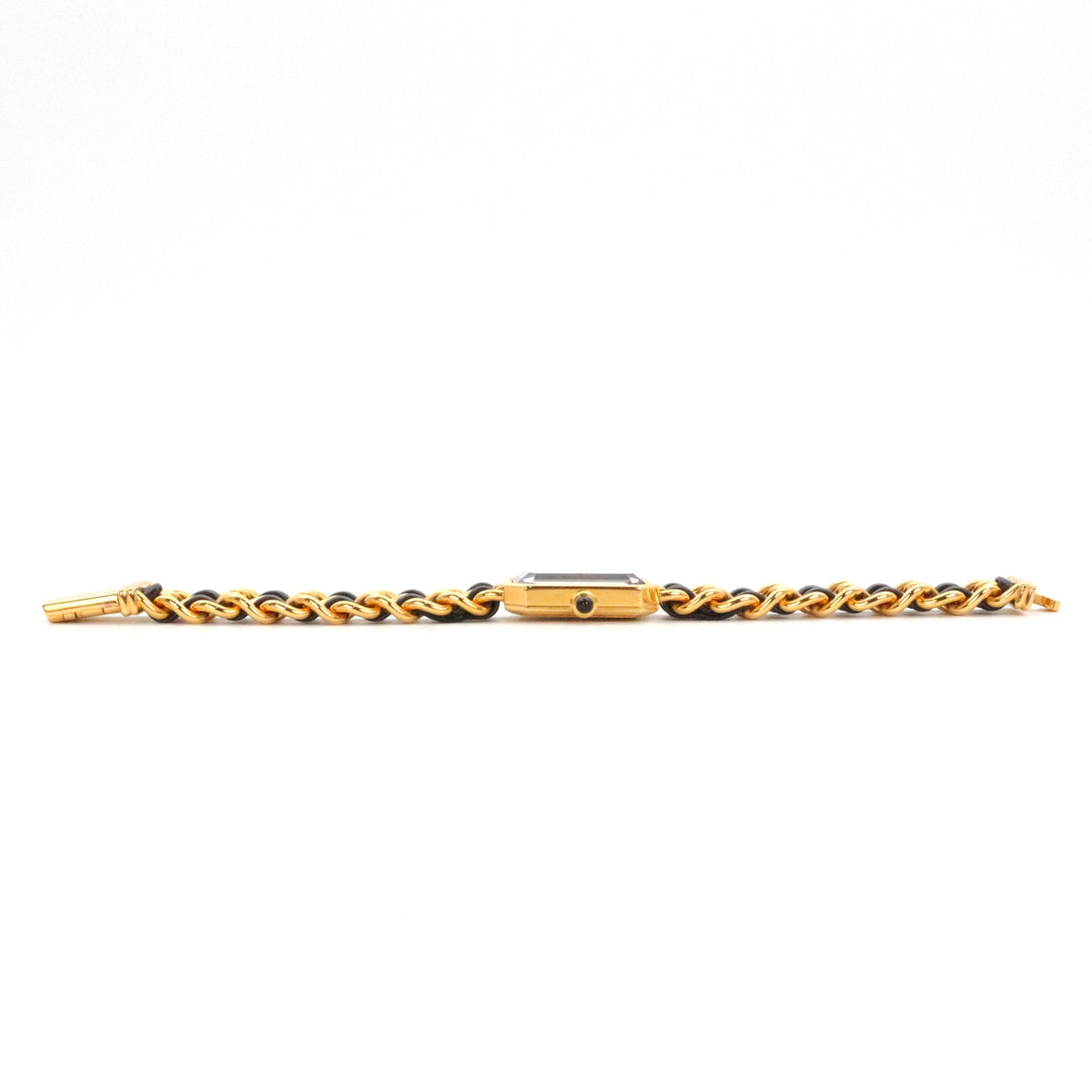 Chanel Première Black and Gold M Size Watch [Used]
