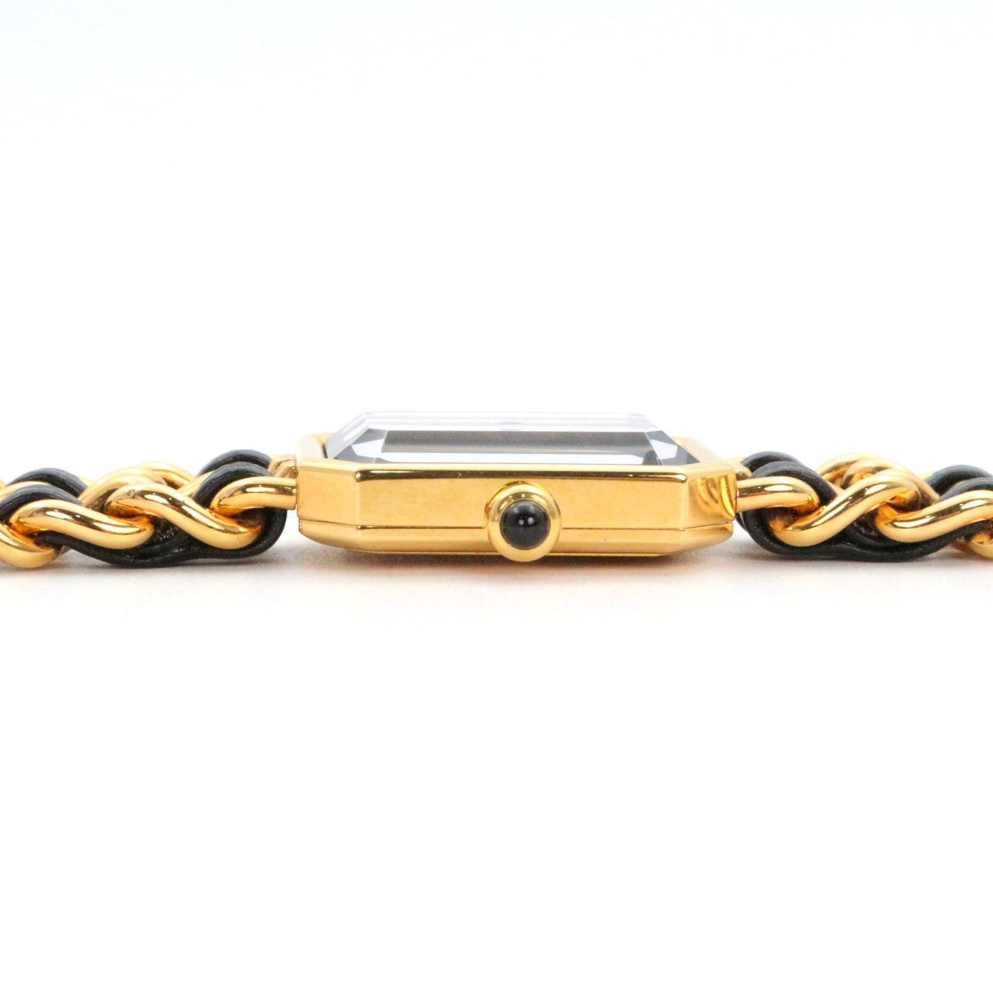 Chanel Première Black and Gold M Size Watch [Used]