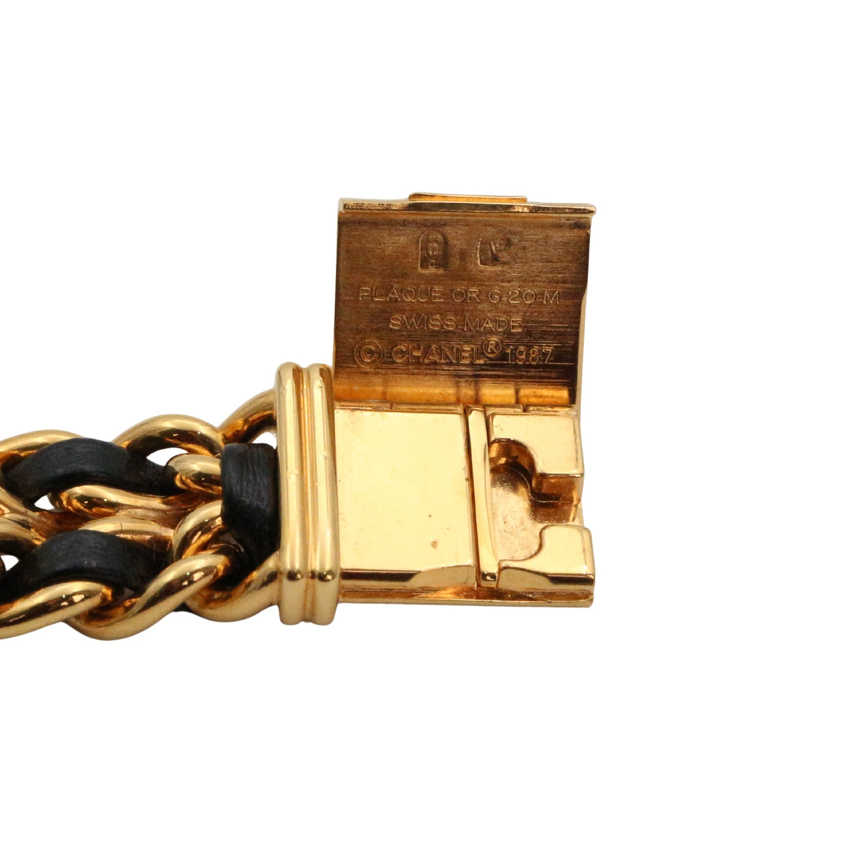 Chanel Première Black and Gold M Size Watch [Used]