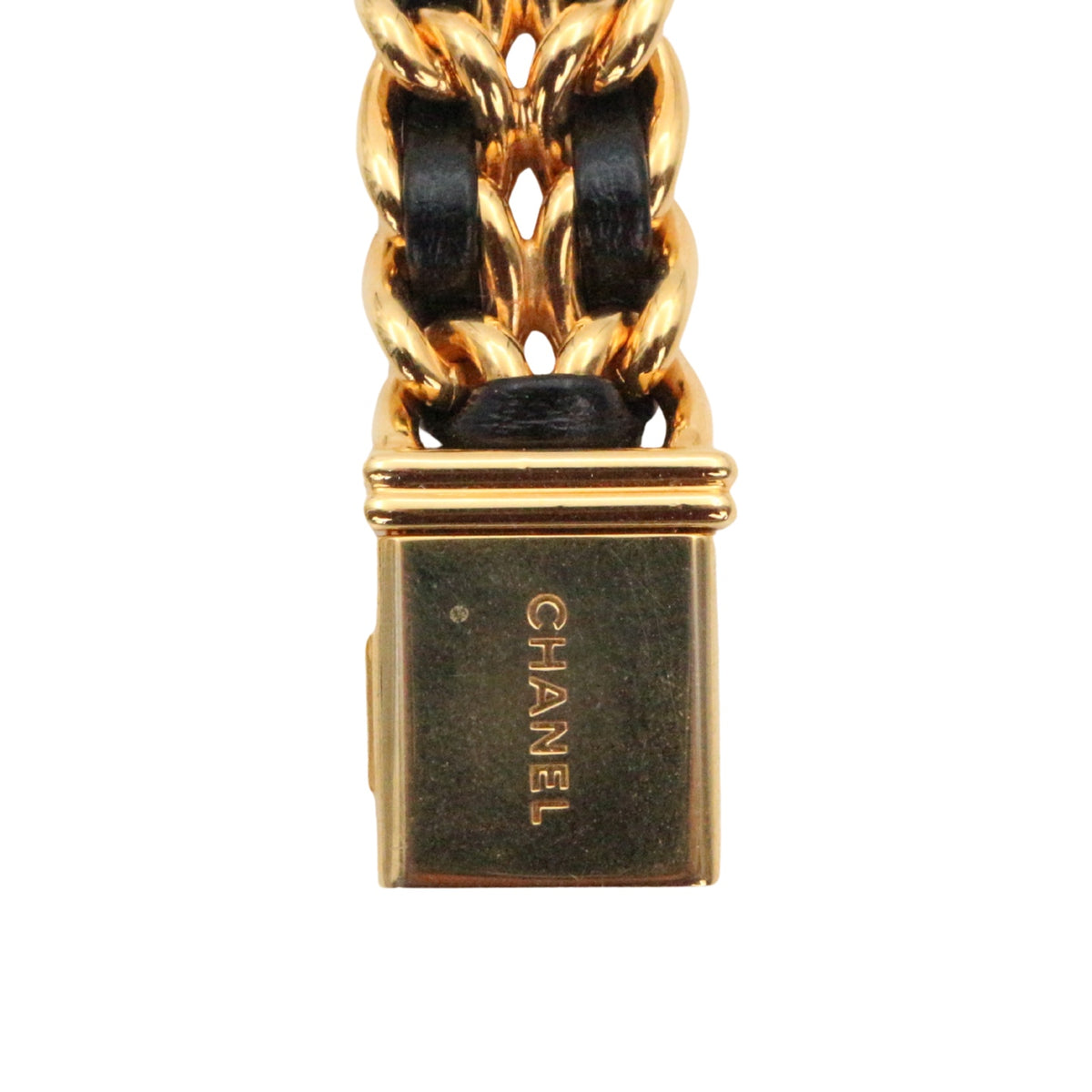 Chanel Première Black and Gold M Size Watch [Used]