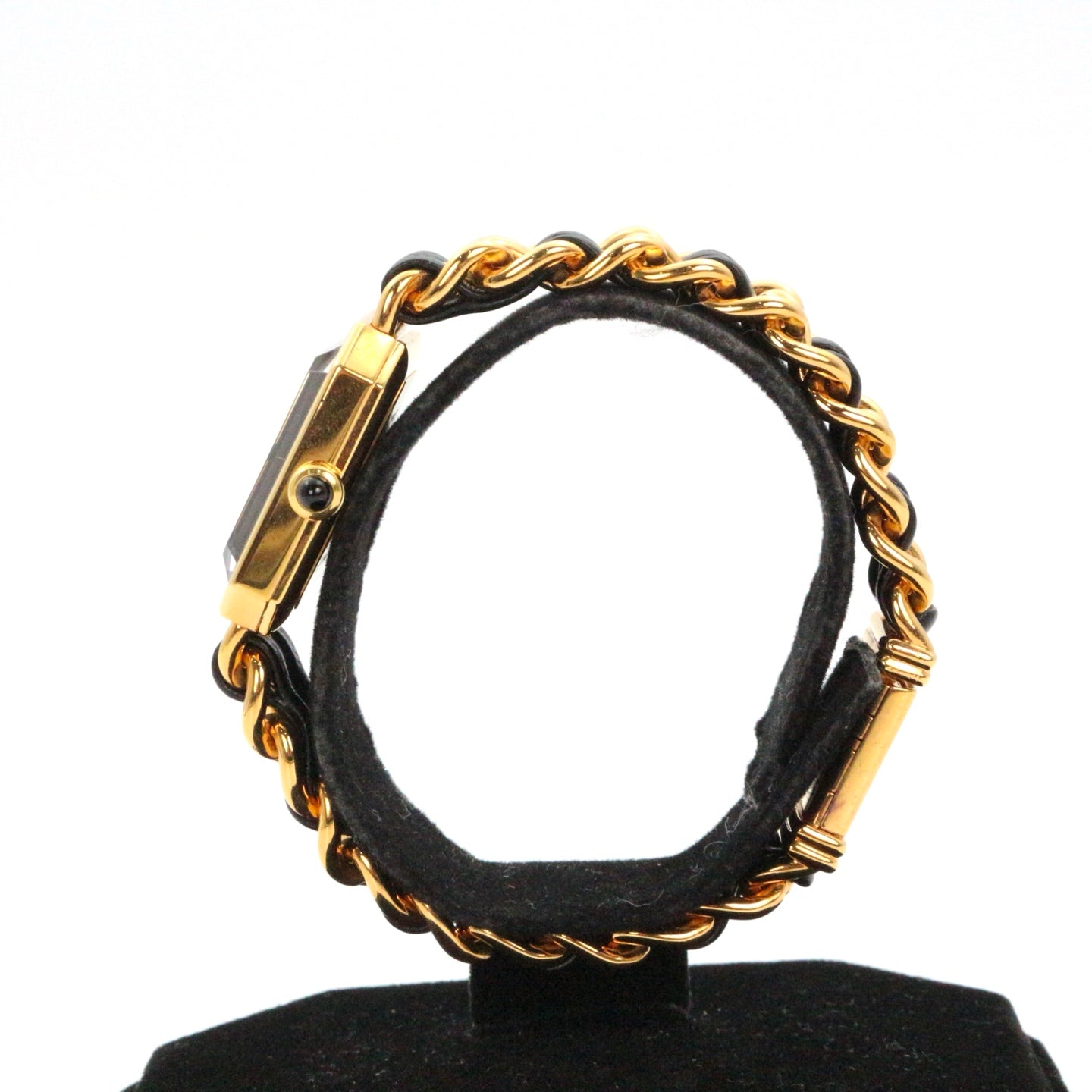 Chanel Première Black and Gold M Size Watch [Used]