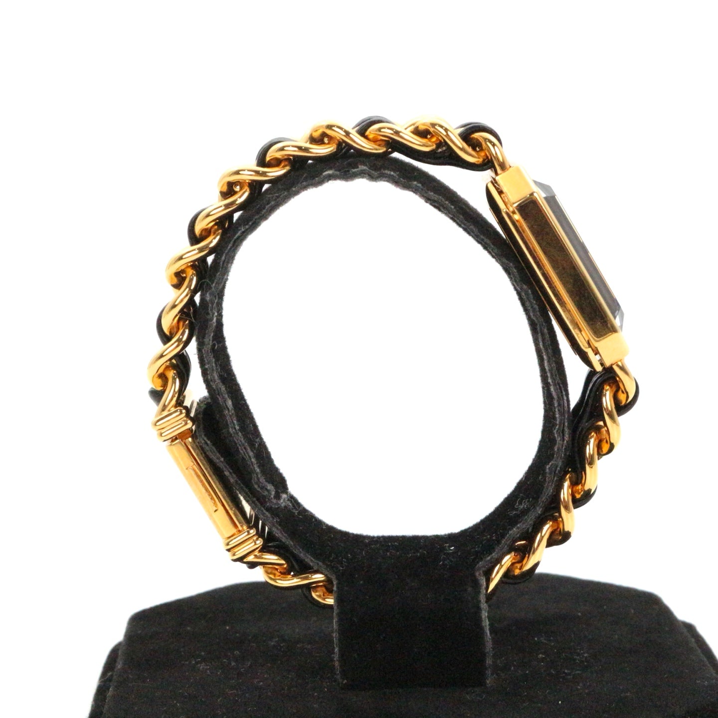 Chanel Première Black and Gold M Size Watch [Used]