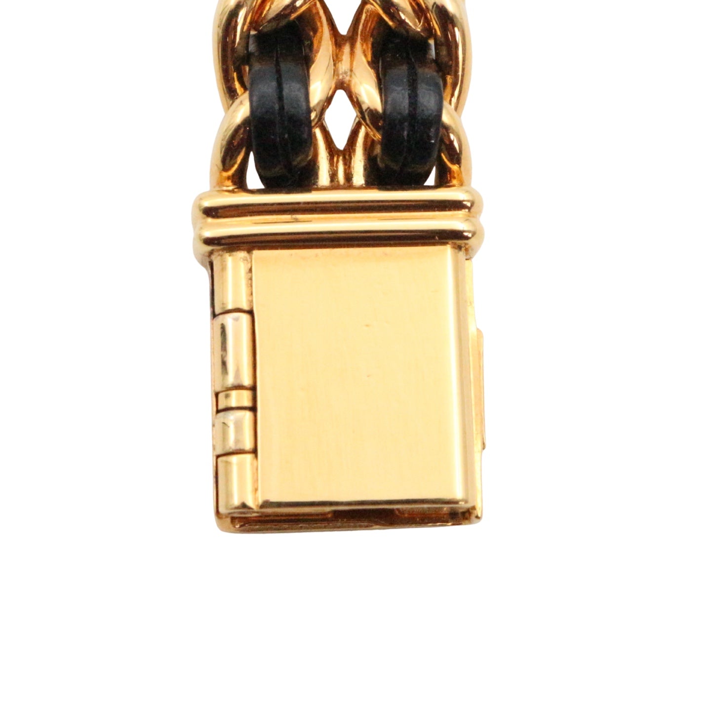 Chanel Première Black and Gold M Size Watch [Used]