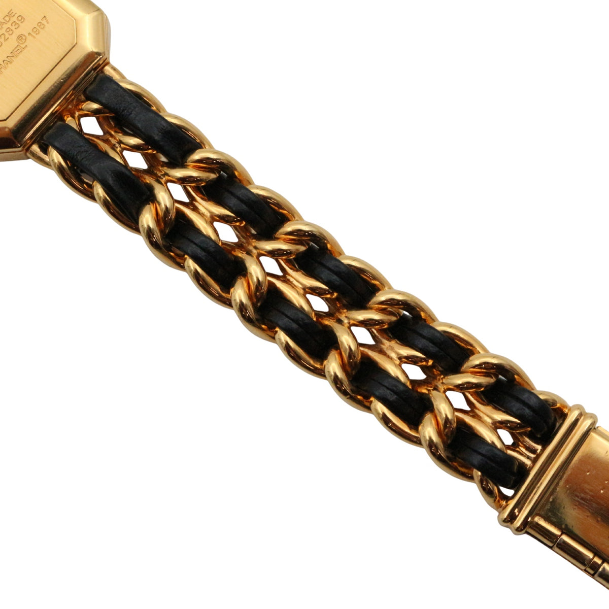 Chanel Première Black and Gold M Size Watch [Used]