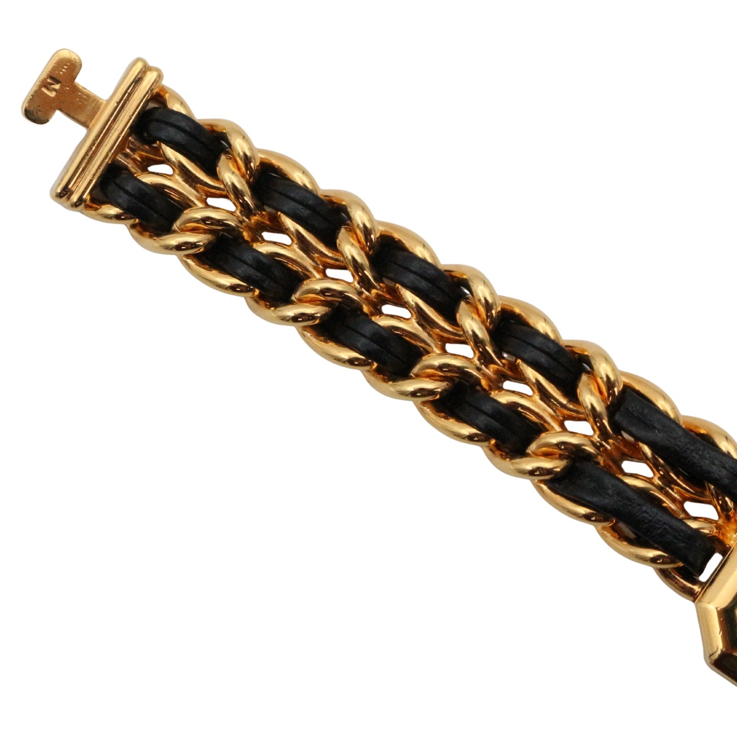 Chanel Première Black and Gold M Size Watch [Used]