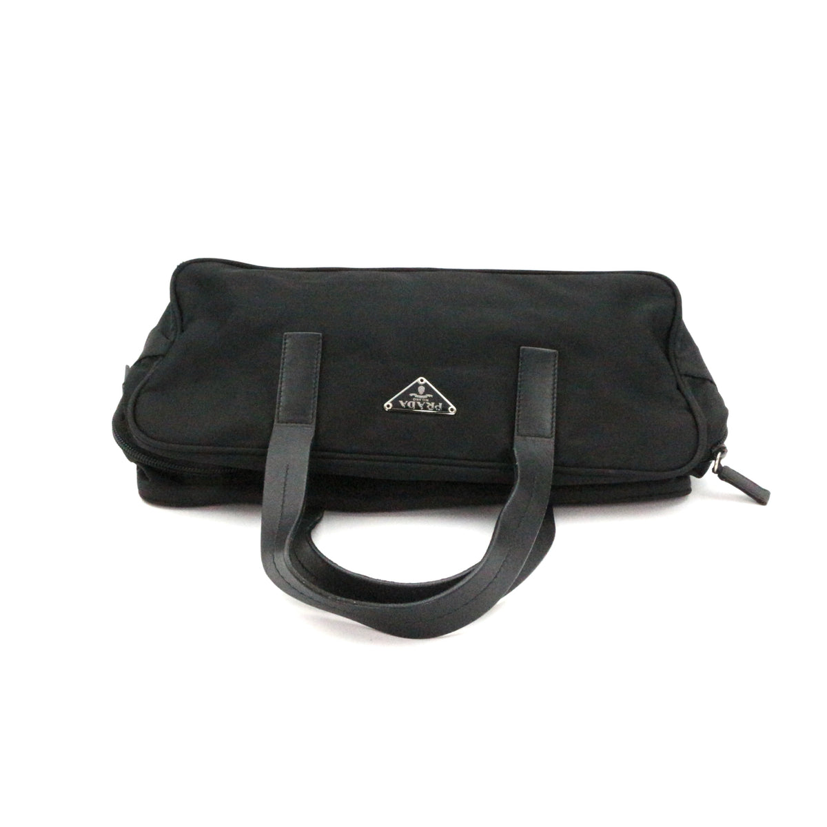 PRADA Black Nylon Papillon Handbag [Used]