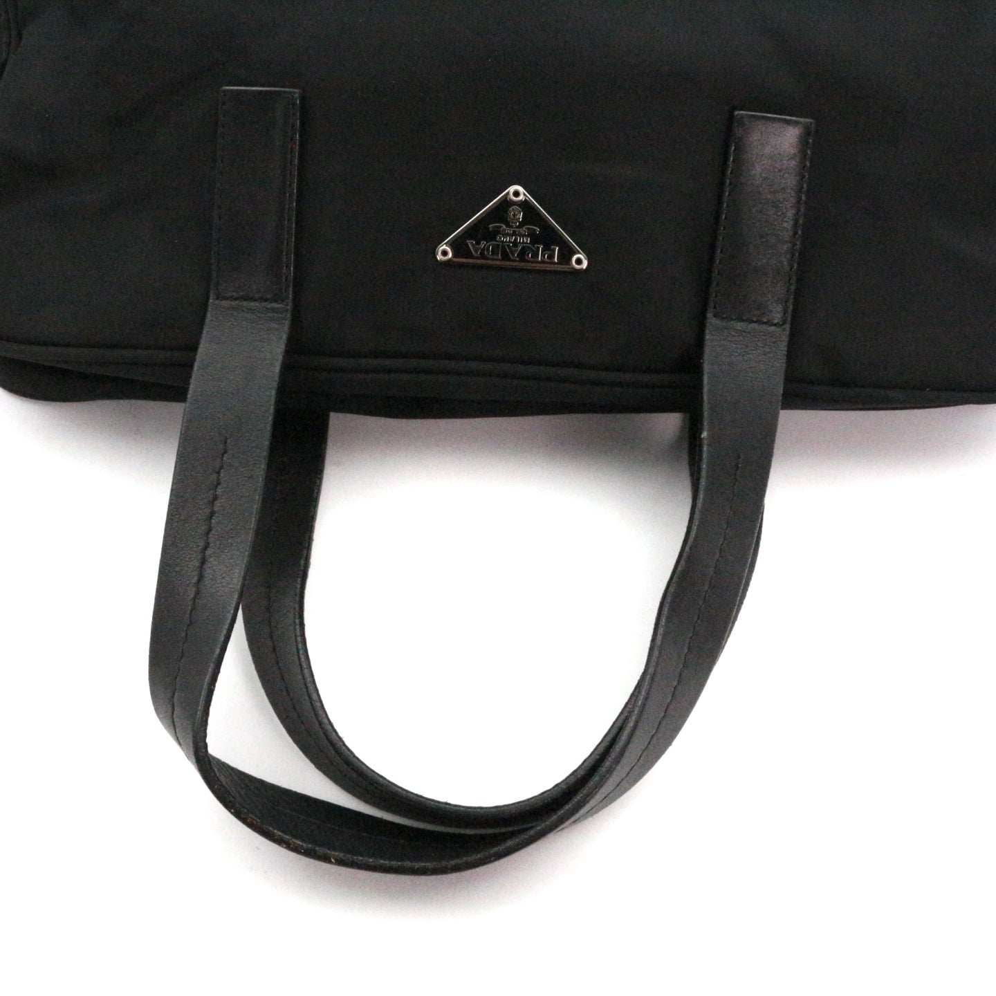 PRADA Black Nylon Papillon Handbag [Used]