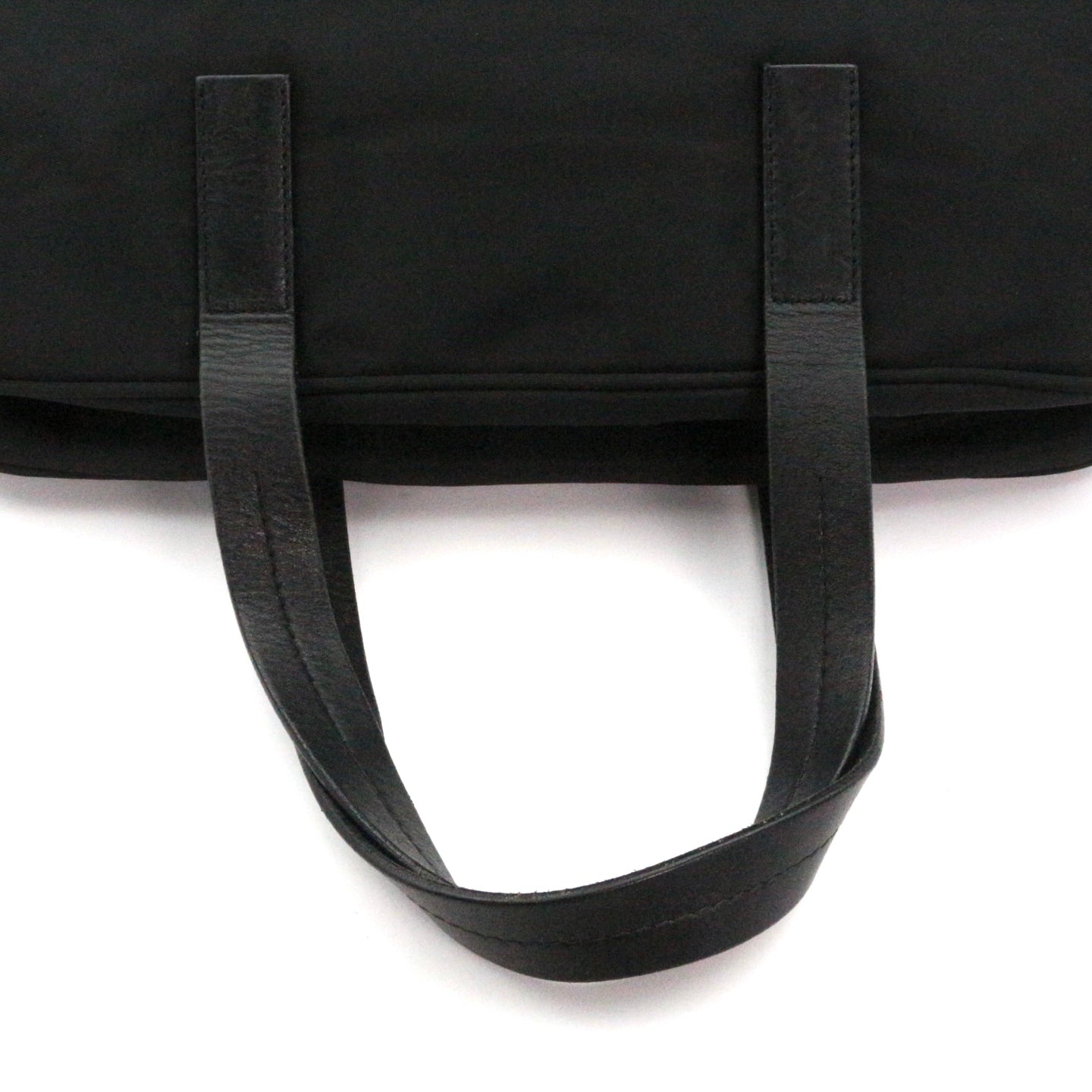 PRADA Black Nylon Papillon Handbag [Used]