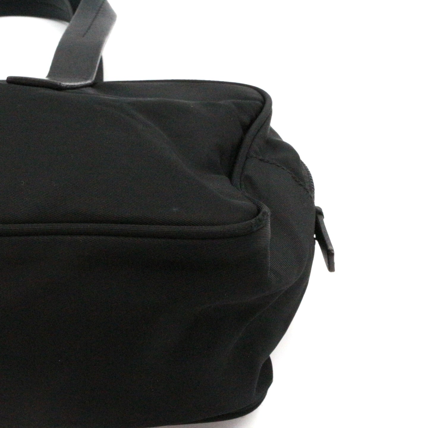PRADA Black Nylon Papillon Handbag [Used]