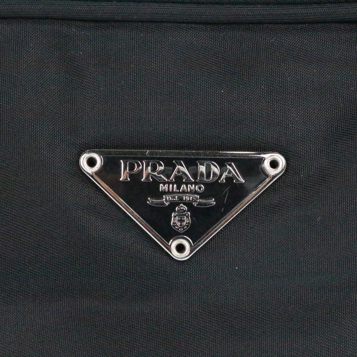 PRADA Black Nylon Papillon Handbag [Used]