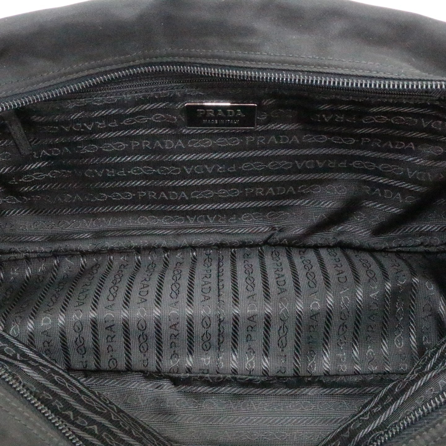 PRADA Black Nylon Papillon Handbag [Used]