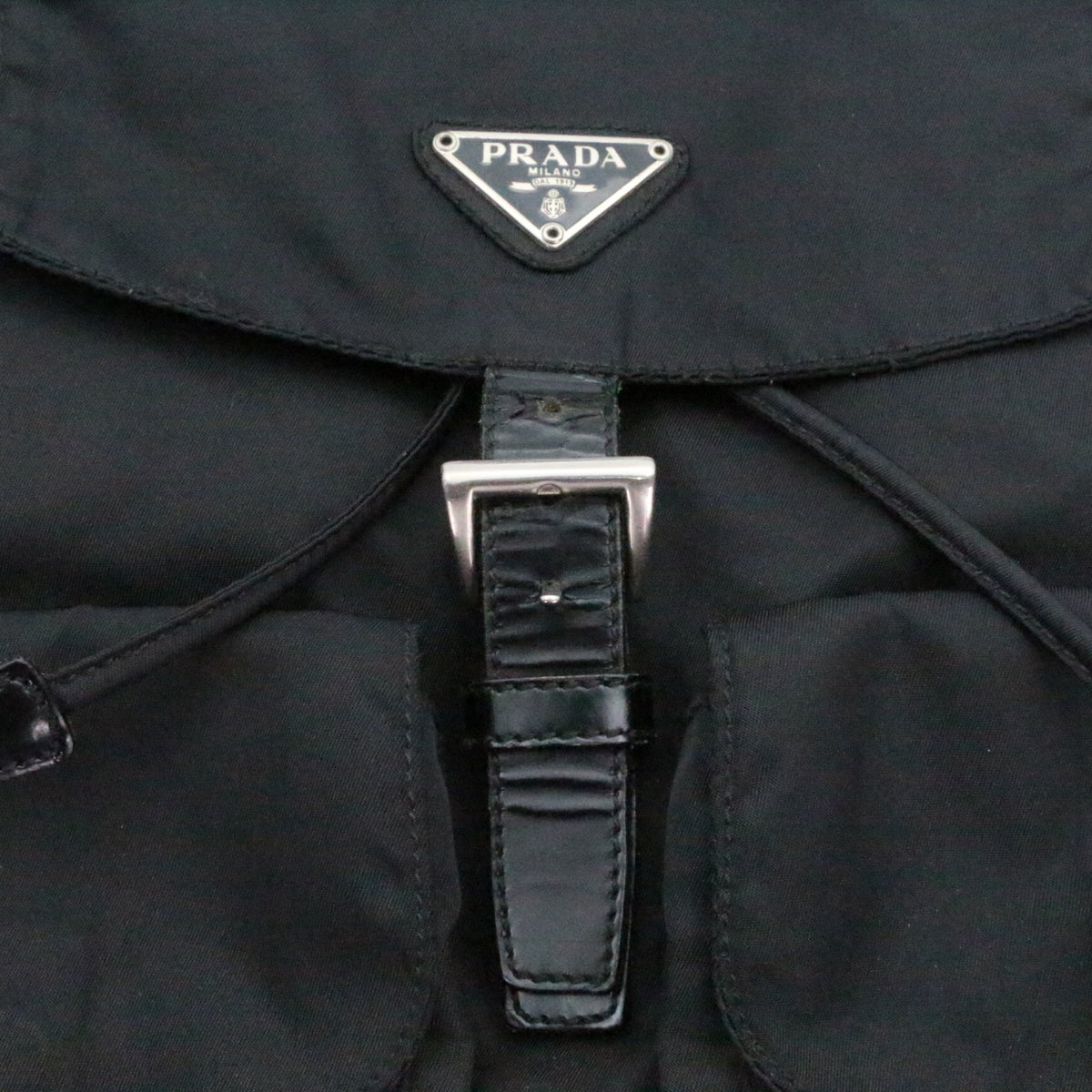 PRADA Black Nylon Classic Backpack [Used]