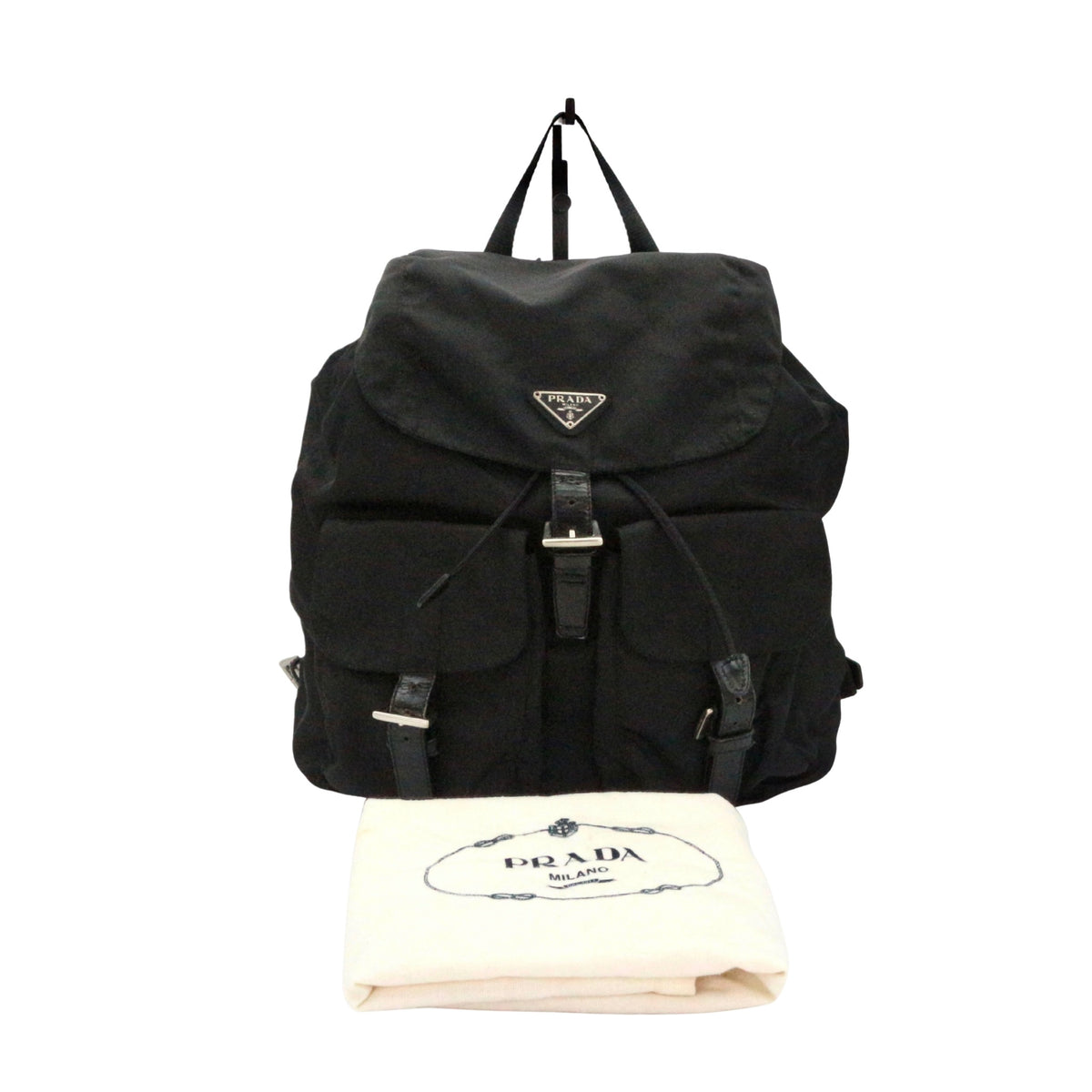 PRADA Black Nylon Classic Backpack [Used]