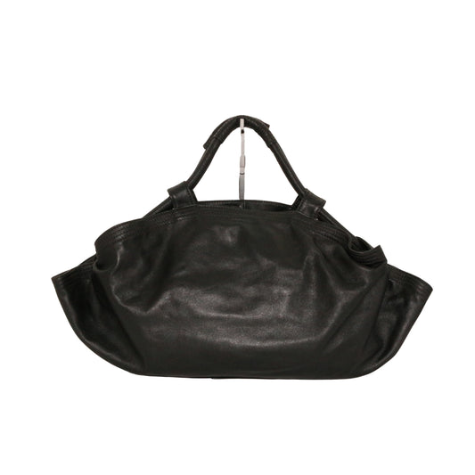 LOEWE Black Lambskin Large Handheld Dumpling Bag [Used]
