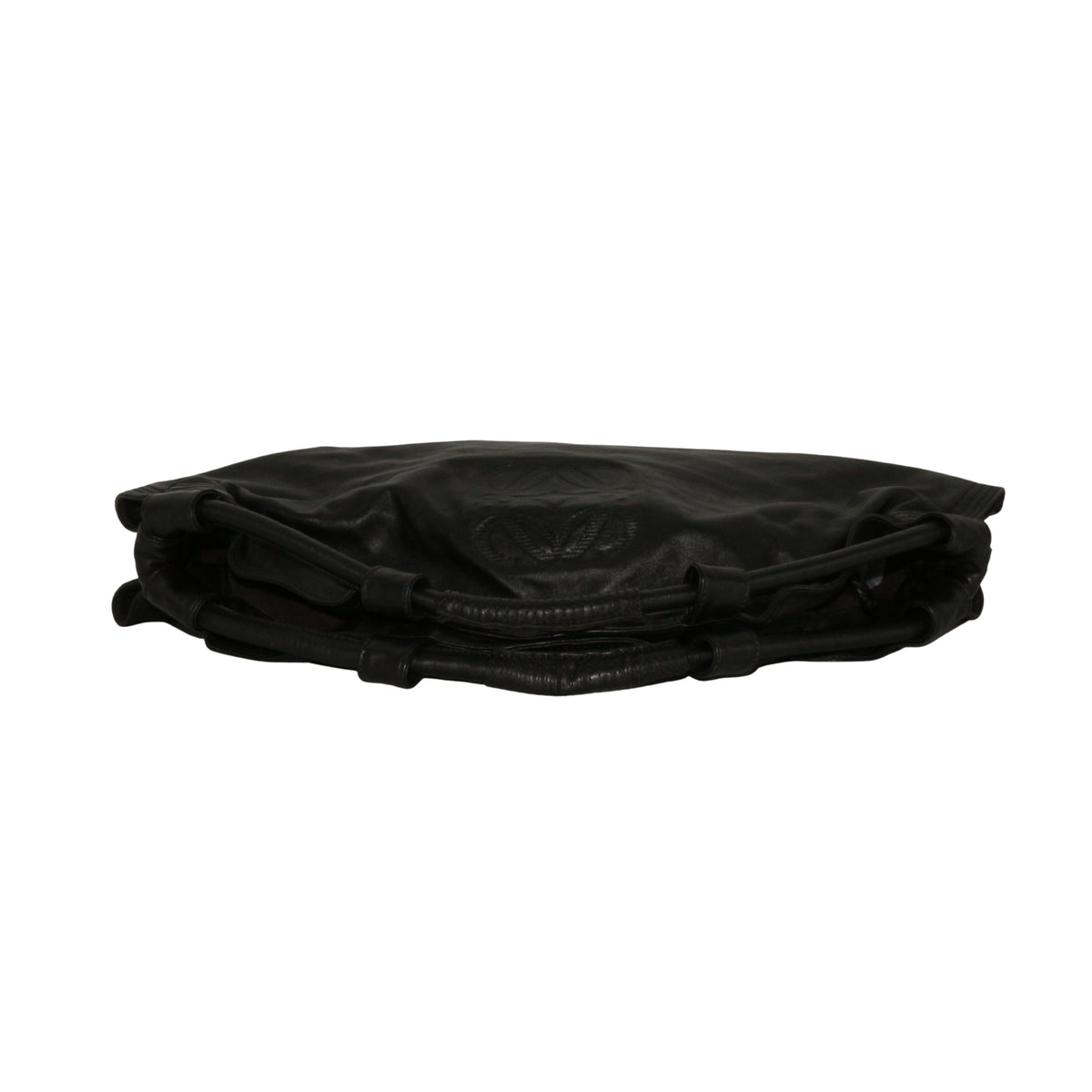 LOEWE Black Lambskin Large Handheld Dumpling Bag [Used]