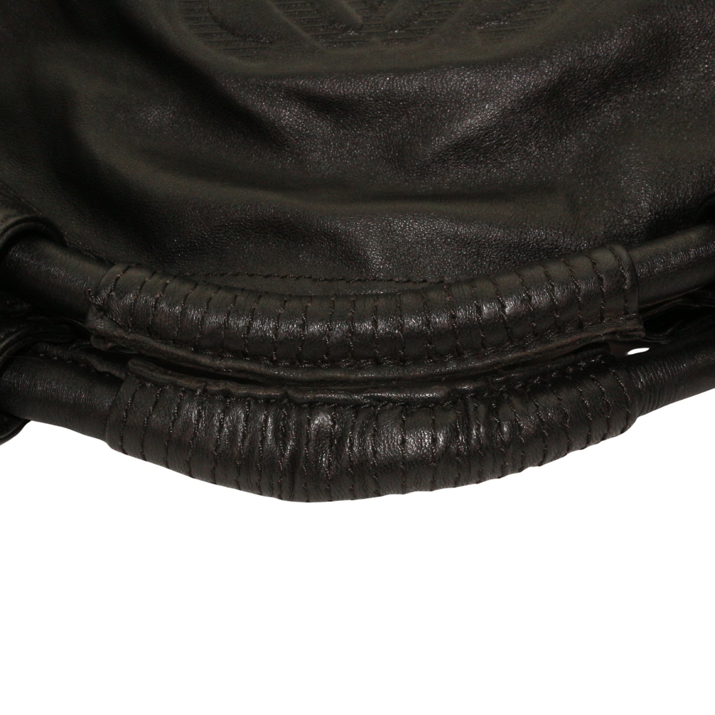 LOEWE Black Lambskin Large Handheld Dumpling Bag [Used]