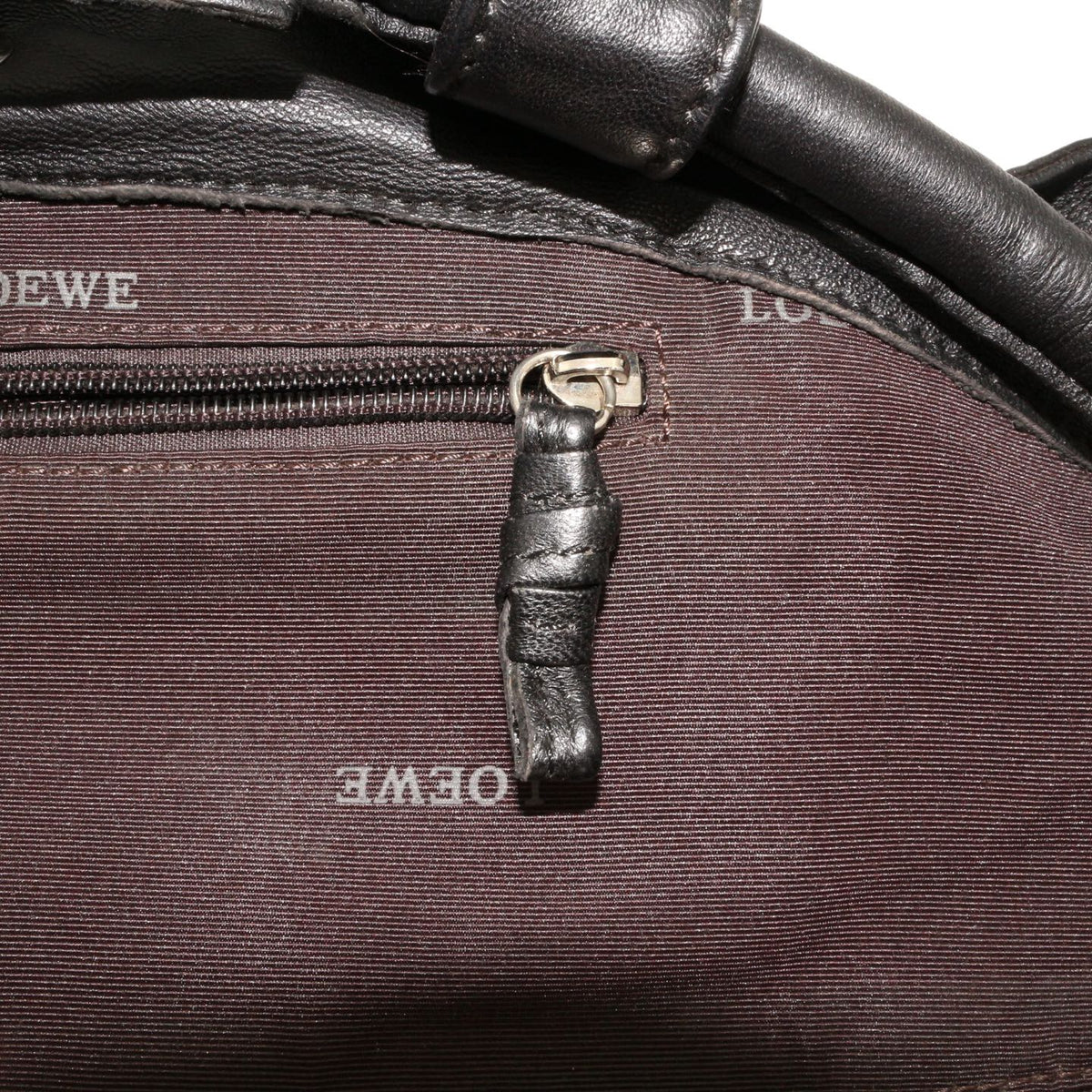 LOEWE Black Lambskin Large Handheld Dumpling Bag [Used]