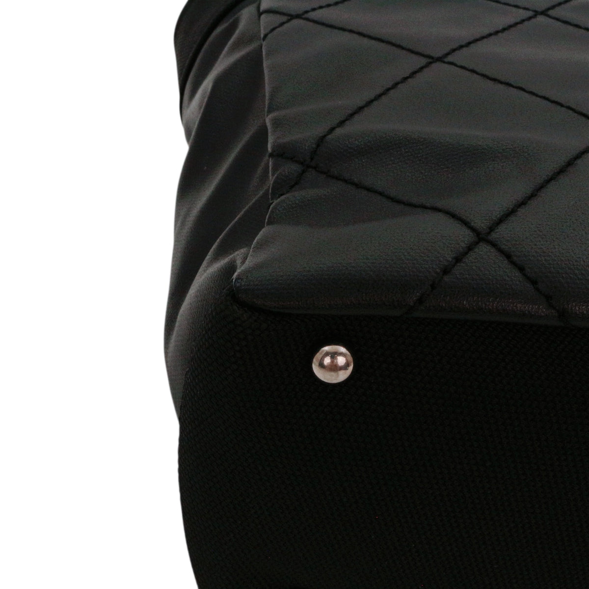 CHANEL Black Coated Canvas & Leather Small Paris Biarritz Tote [Used]