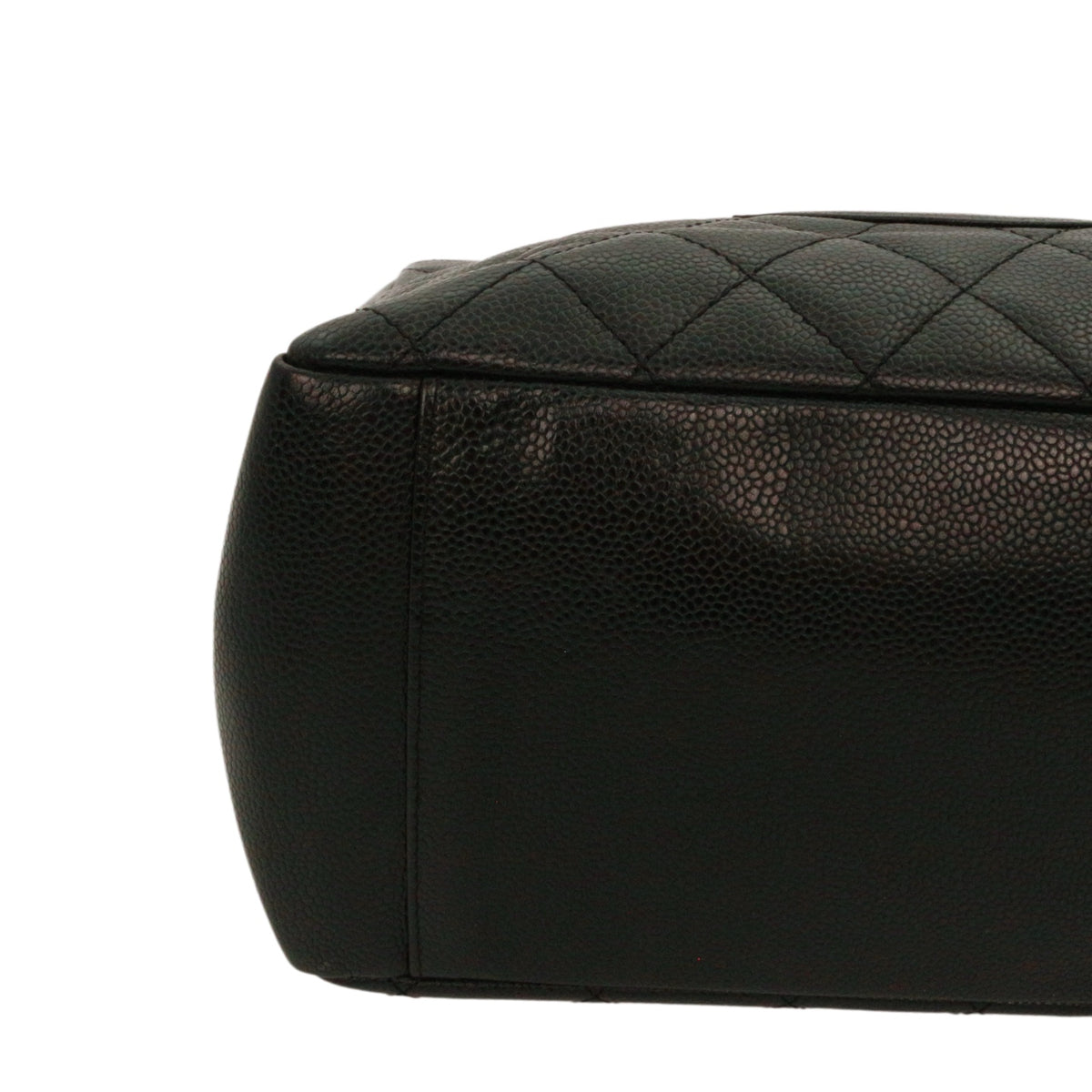 CHANEL Black Caviar Grand Shopping Tote GST [Used]