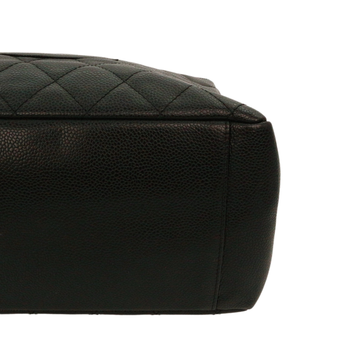 CHANEL Black Caviar Grand Shopping Tote GST [Used]