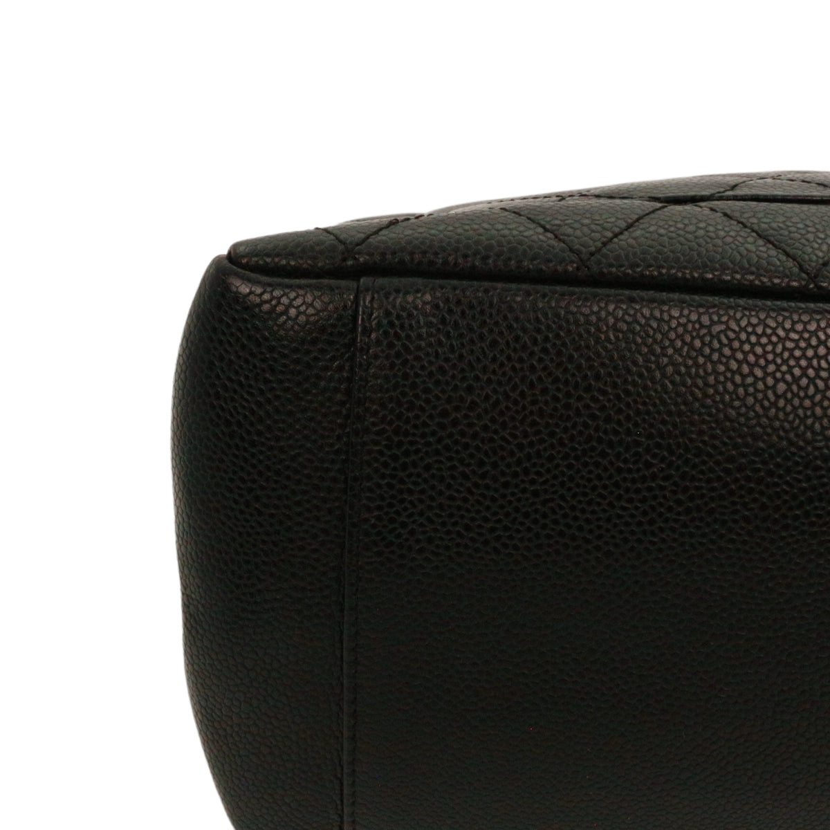 CHANEL Black Caviar Grand Shopping Tote GST [Used]
