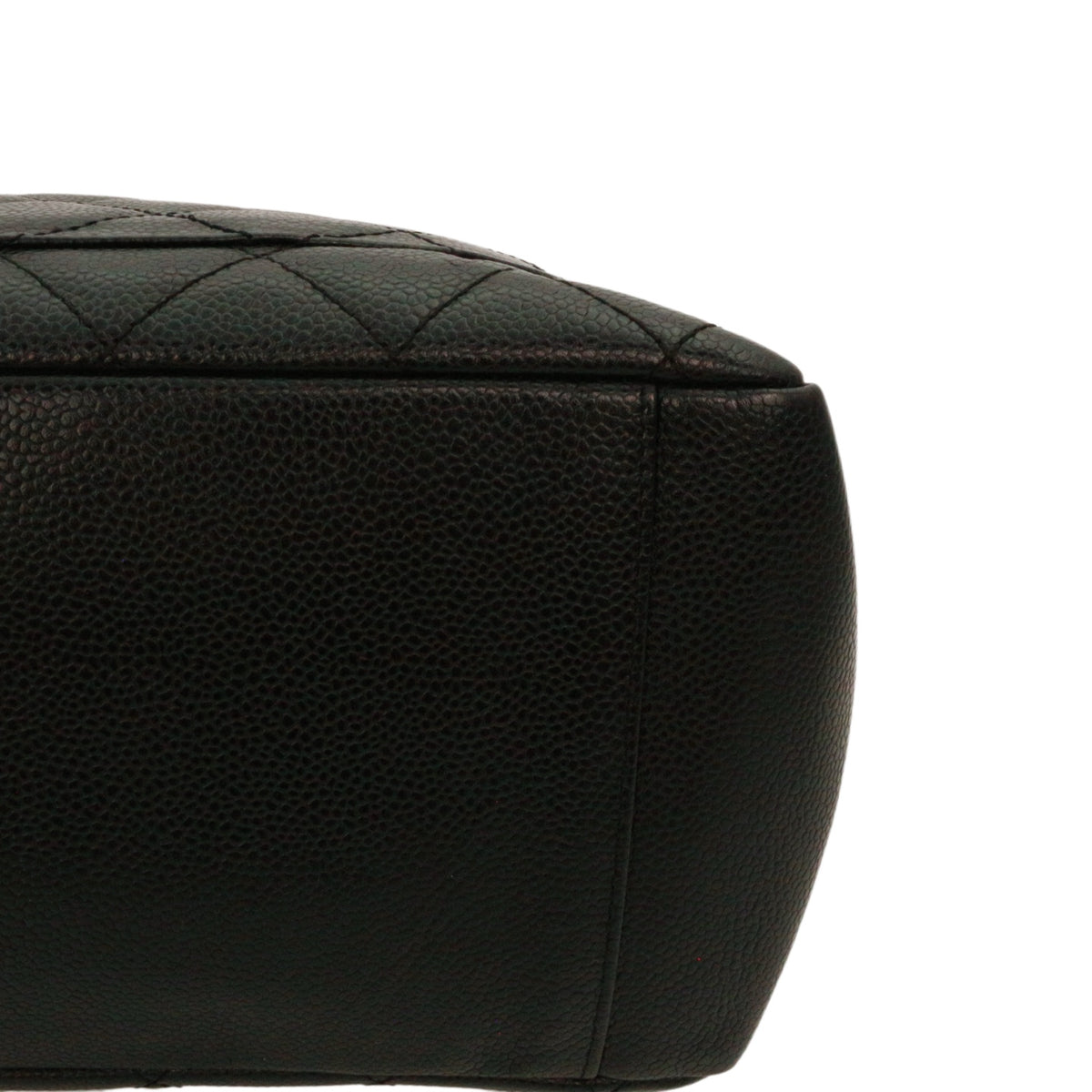 CHANEL Black Caviar Grand Shopping Tote GST [Used]