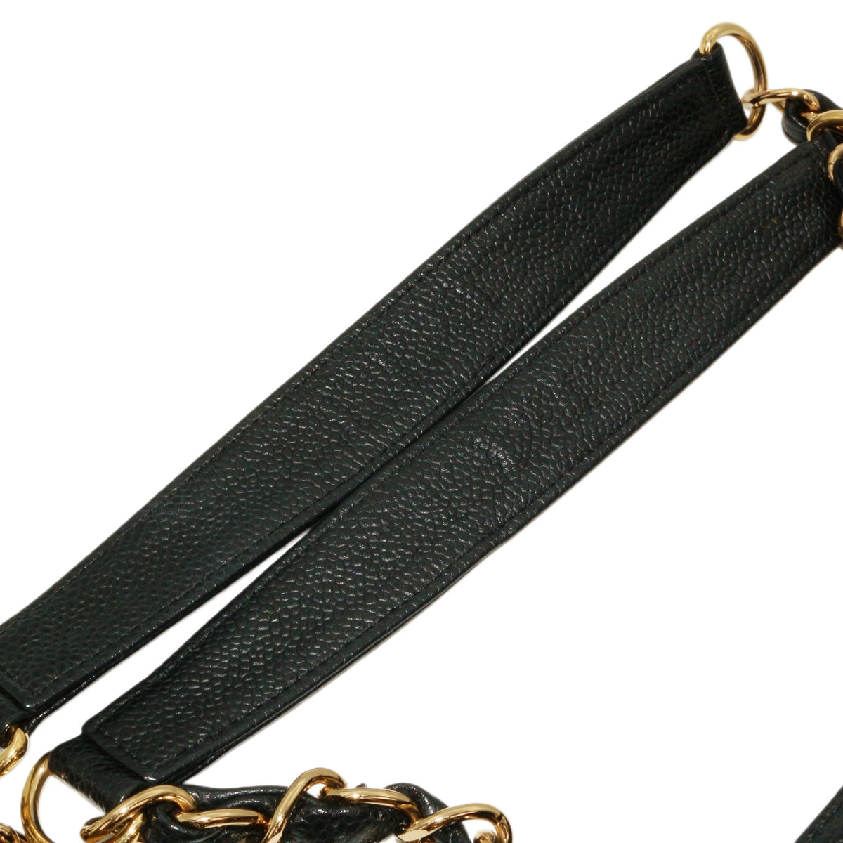 CHANEL Black Caviar Grand Shopping Tote GST [Used]