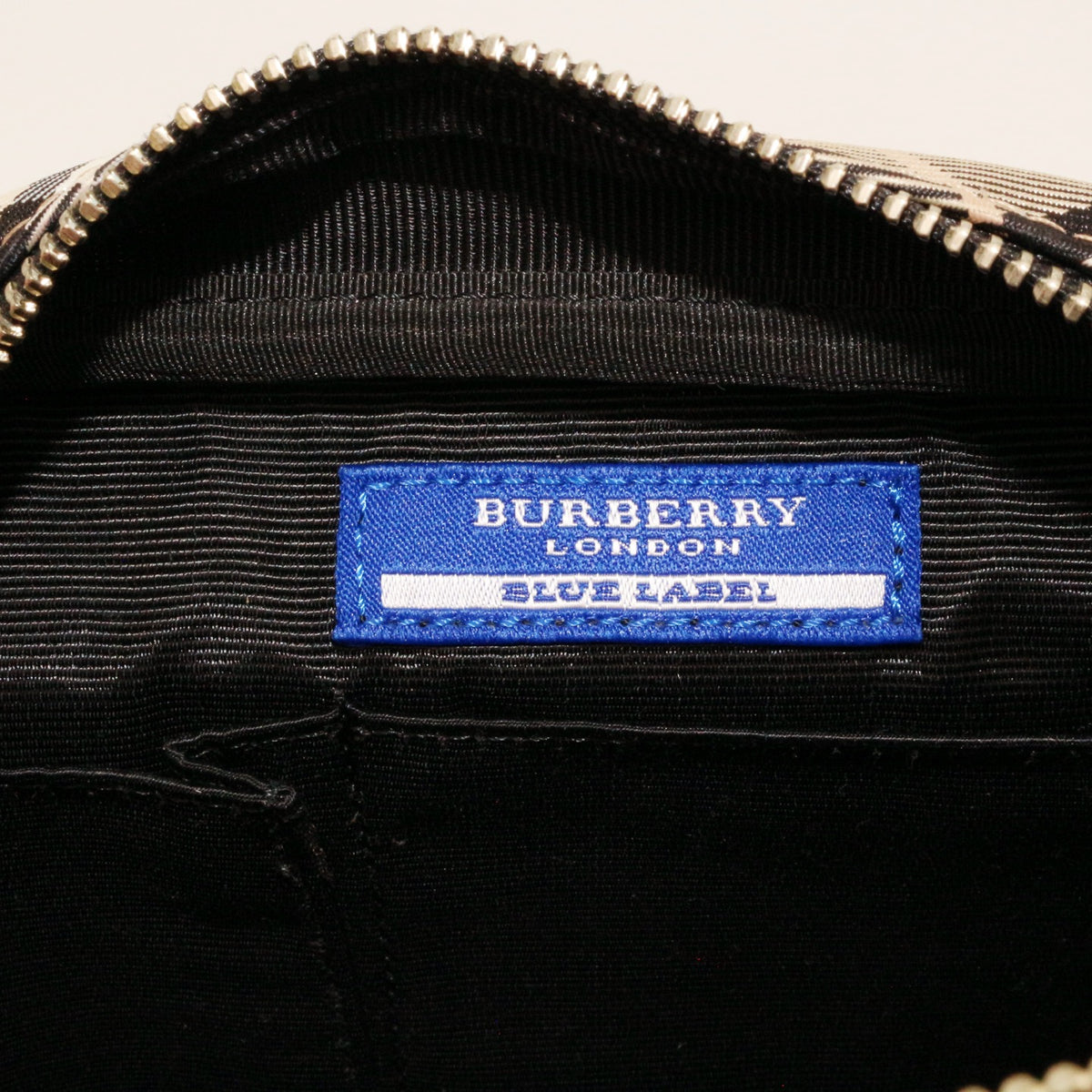BURBERRY Haymarket Check Canvas & Leather Flap Crossbody Bag [Used]