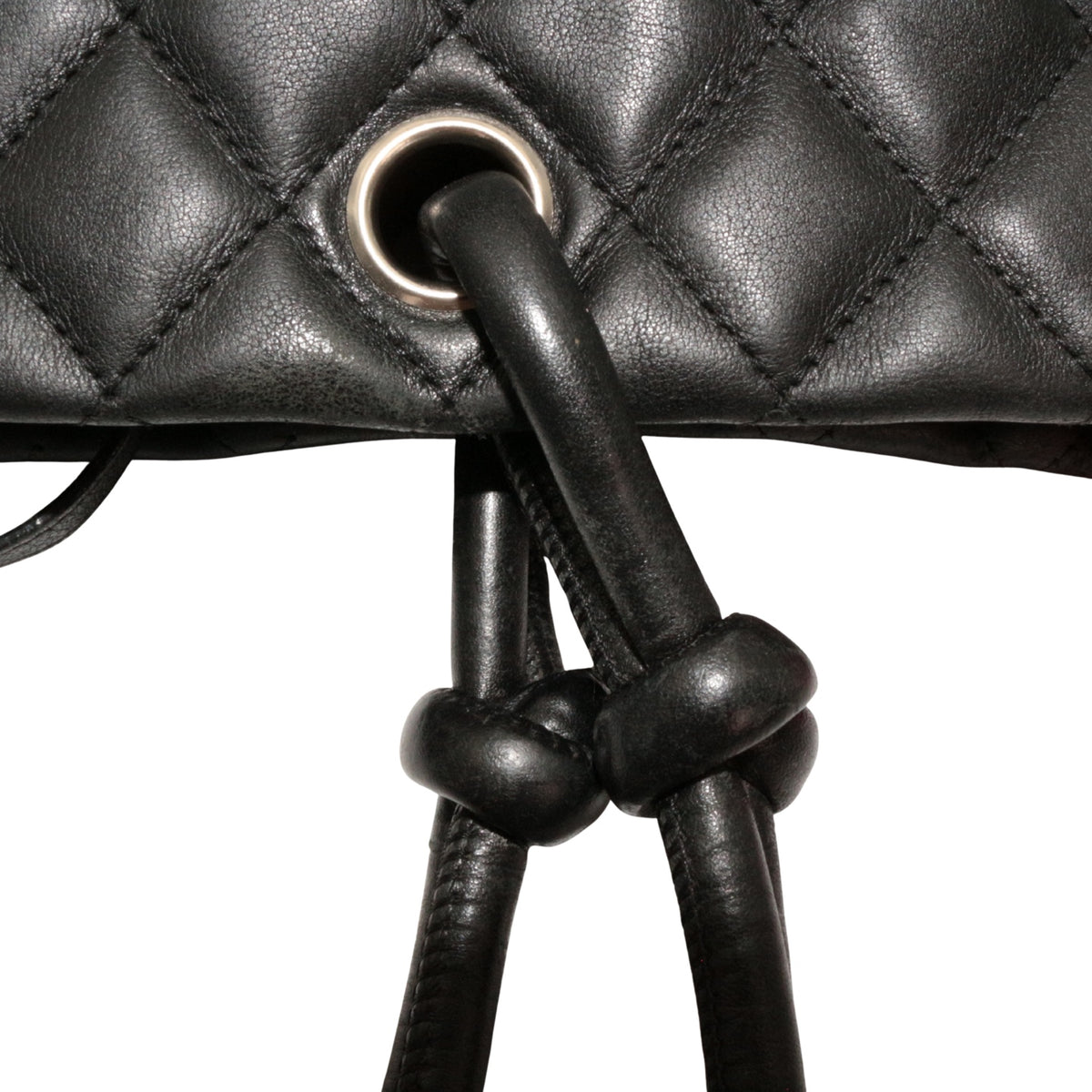 CHANEL Black Quilted Calfskin Large Cambon Ligne Tote Bag [Used]