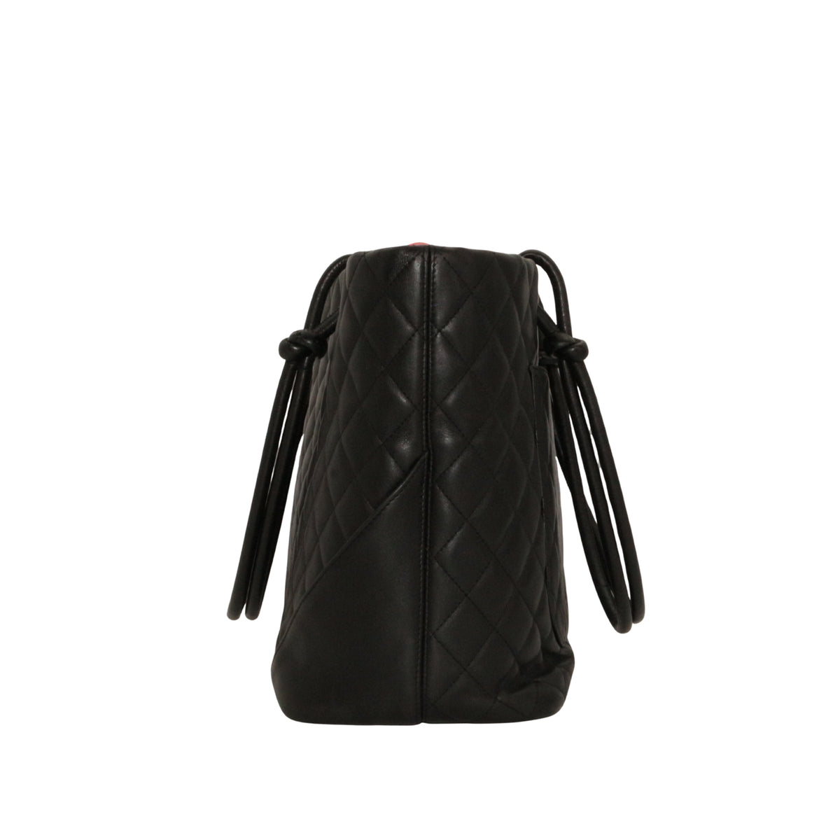CHANEL Black Quilted Calfskin Large Cambon Ligne Tote Bag [Used]
