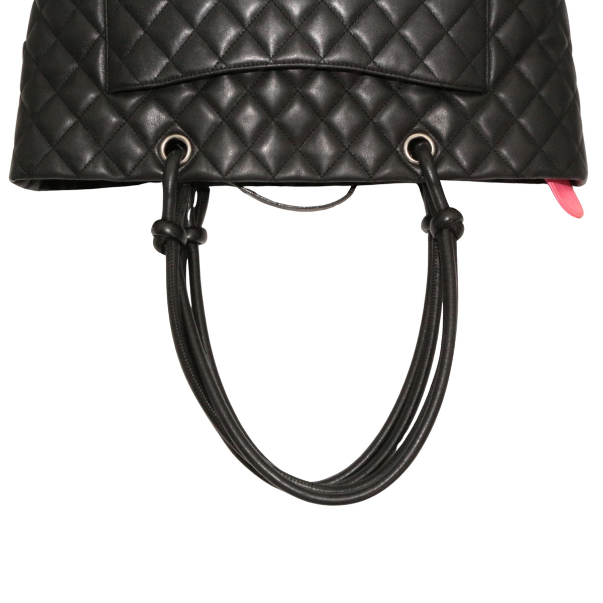 CHANEL Black Quilted Calfskin Large Cambon Ligne Tote Bag [Used]
