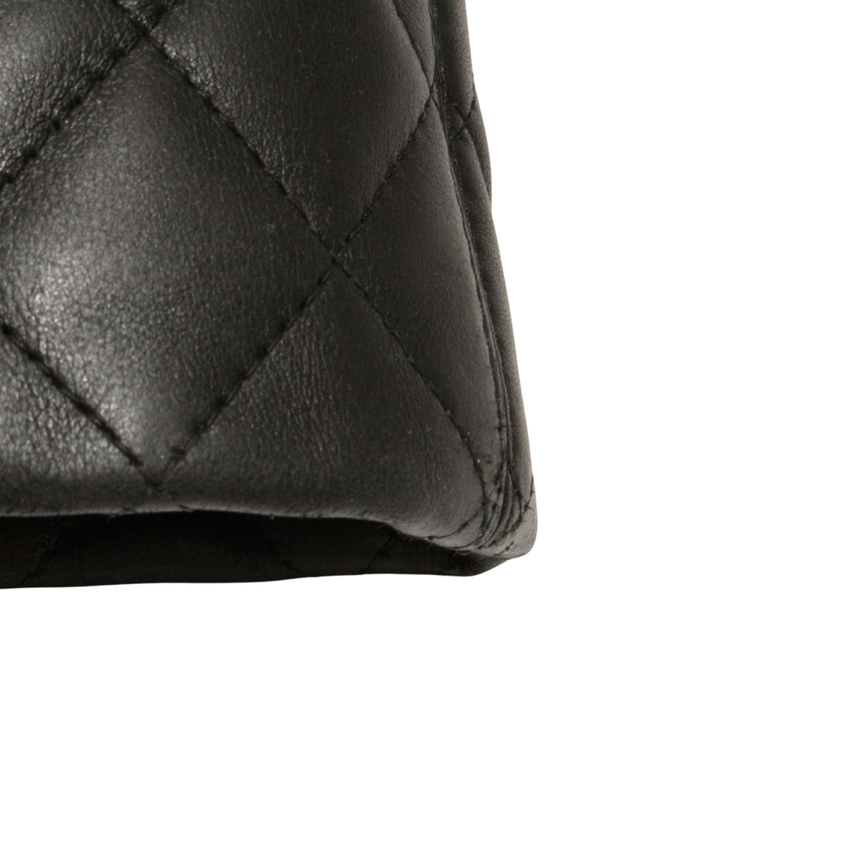 CHANEL Black Quilted Calfskin Large Cambon Ligne Tote Bag [Used]