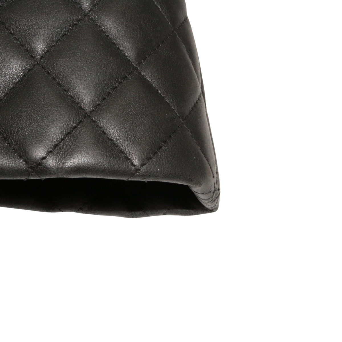 CHANEL Black Quilted Calfskin Large Cambon Ligne Tote Bag [Used]