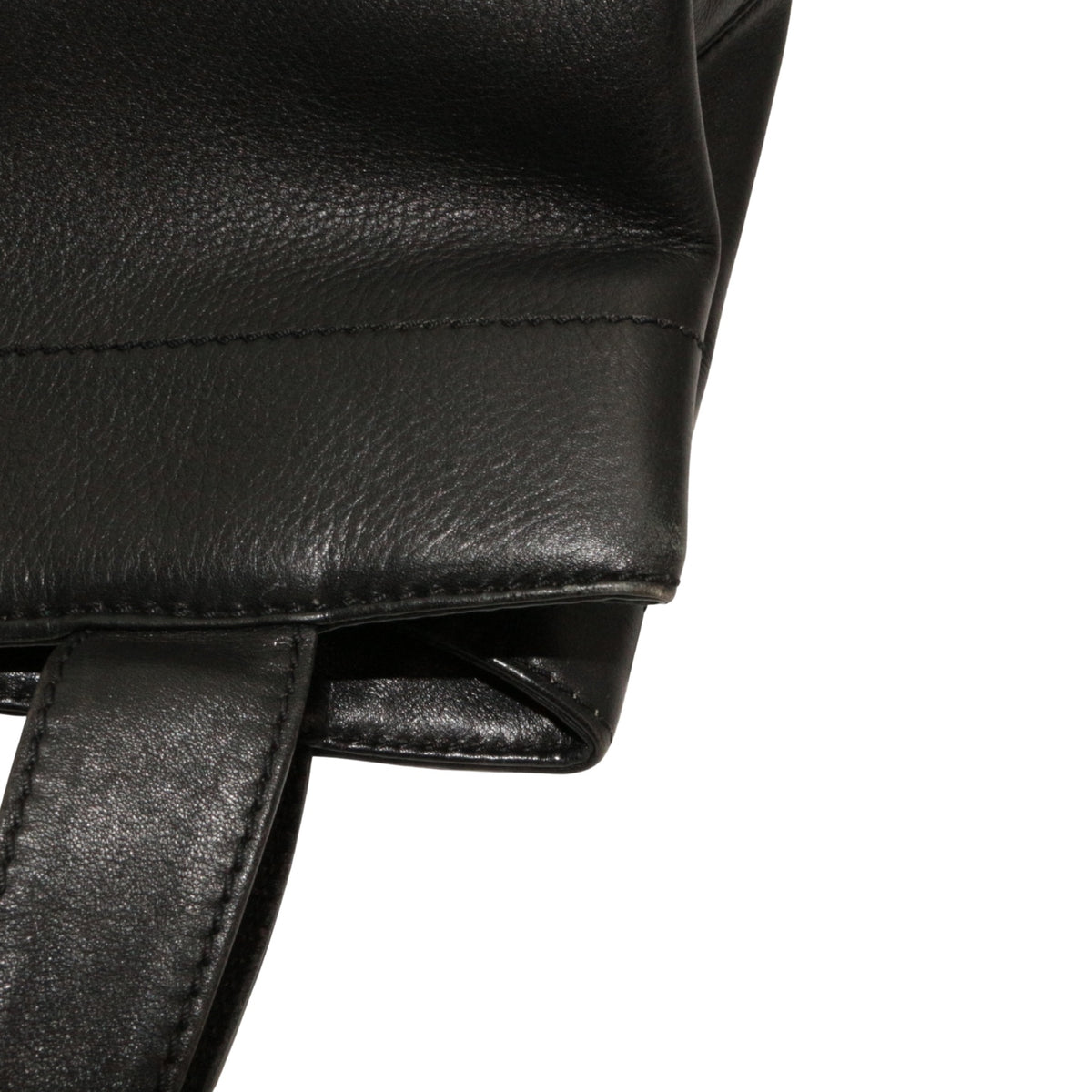 CHANEL Black Lambskin CC Turnlock Tote Bag [Used]