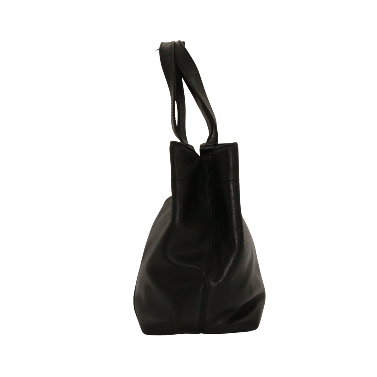 CHANEL Black Lambskin CC Turnlock Tote Bag [Used]