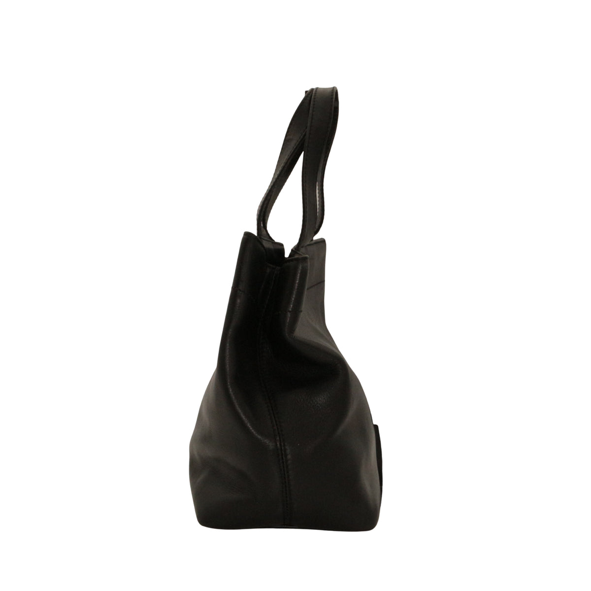 CHANEL Black Lambskin CC Turnlock Tote Bag [Used]