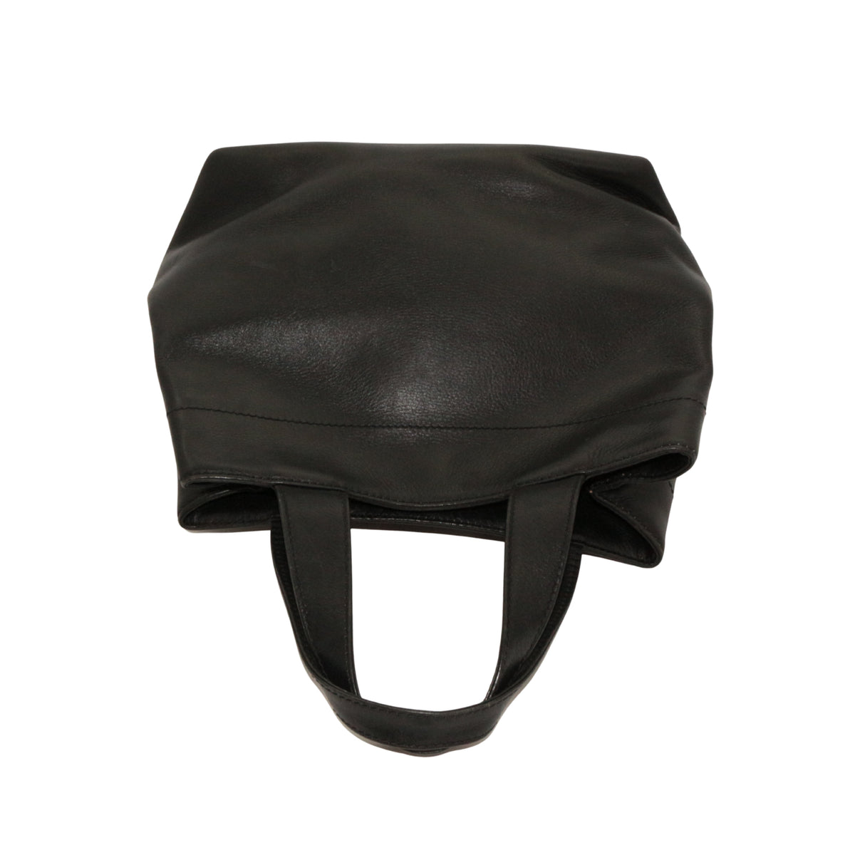 CHANEL Black Lambskin CC Turnlock Tote Bag [Used]