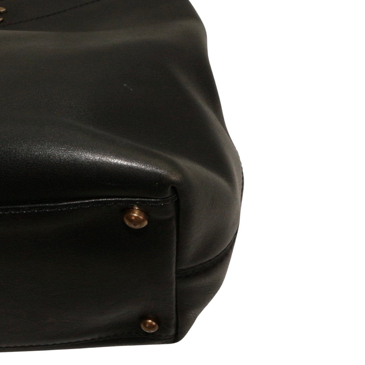 CHANEL Black Lambskin CC Turnlock Tote Bag [Used]