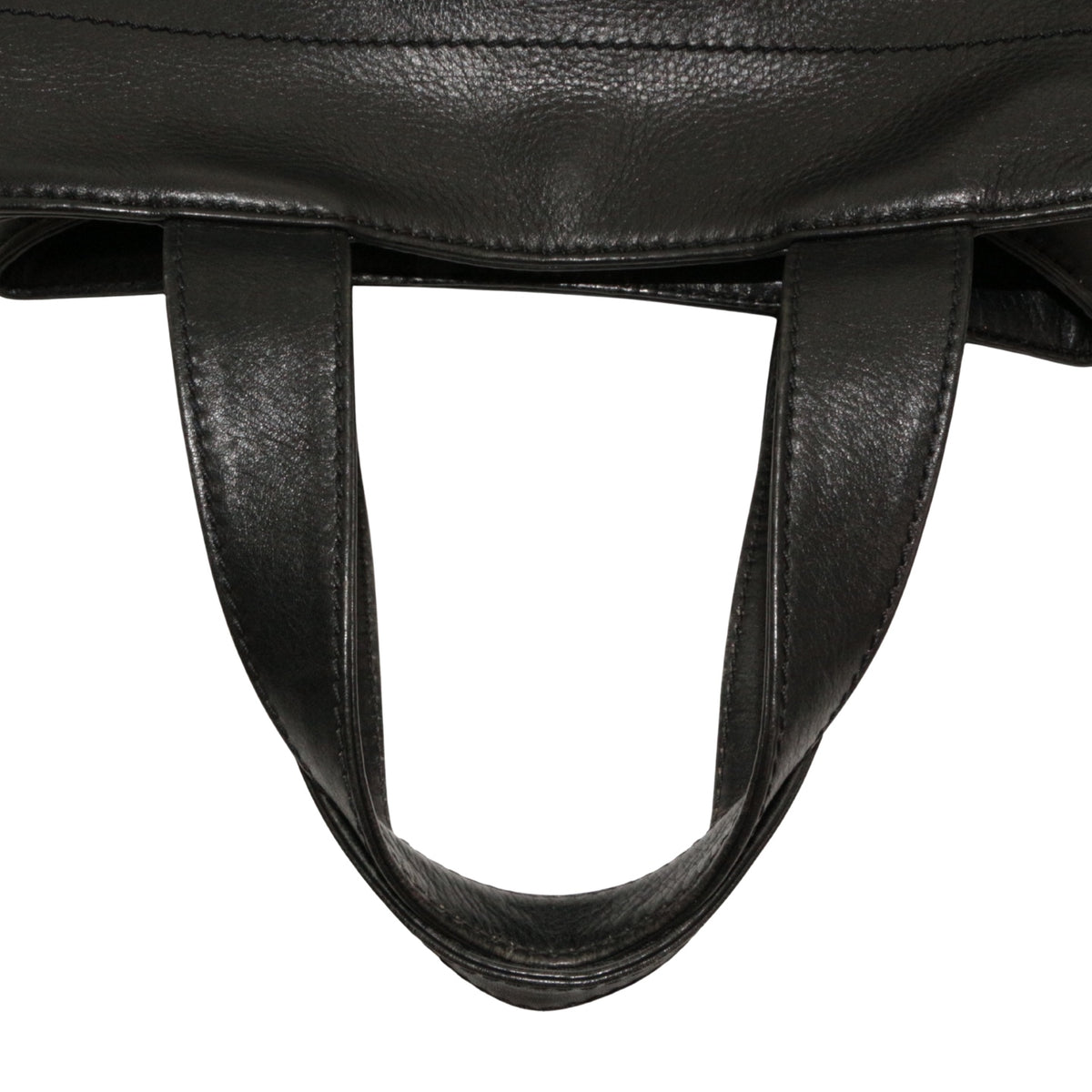 CHANEL Black Lambskin CC Turnlock Tote Bag [Used]