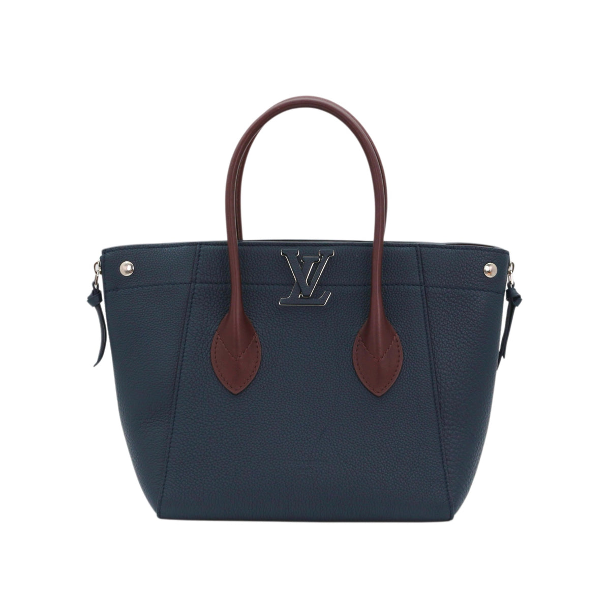 LOUIS VUITTON Navy & Bordeaux Taurillon Leather Freedom Bag M54842 [Used]